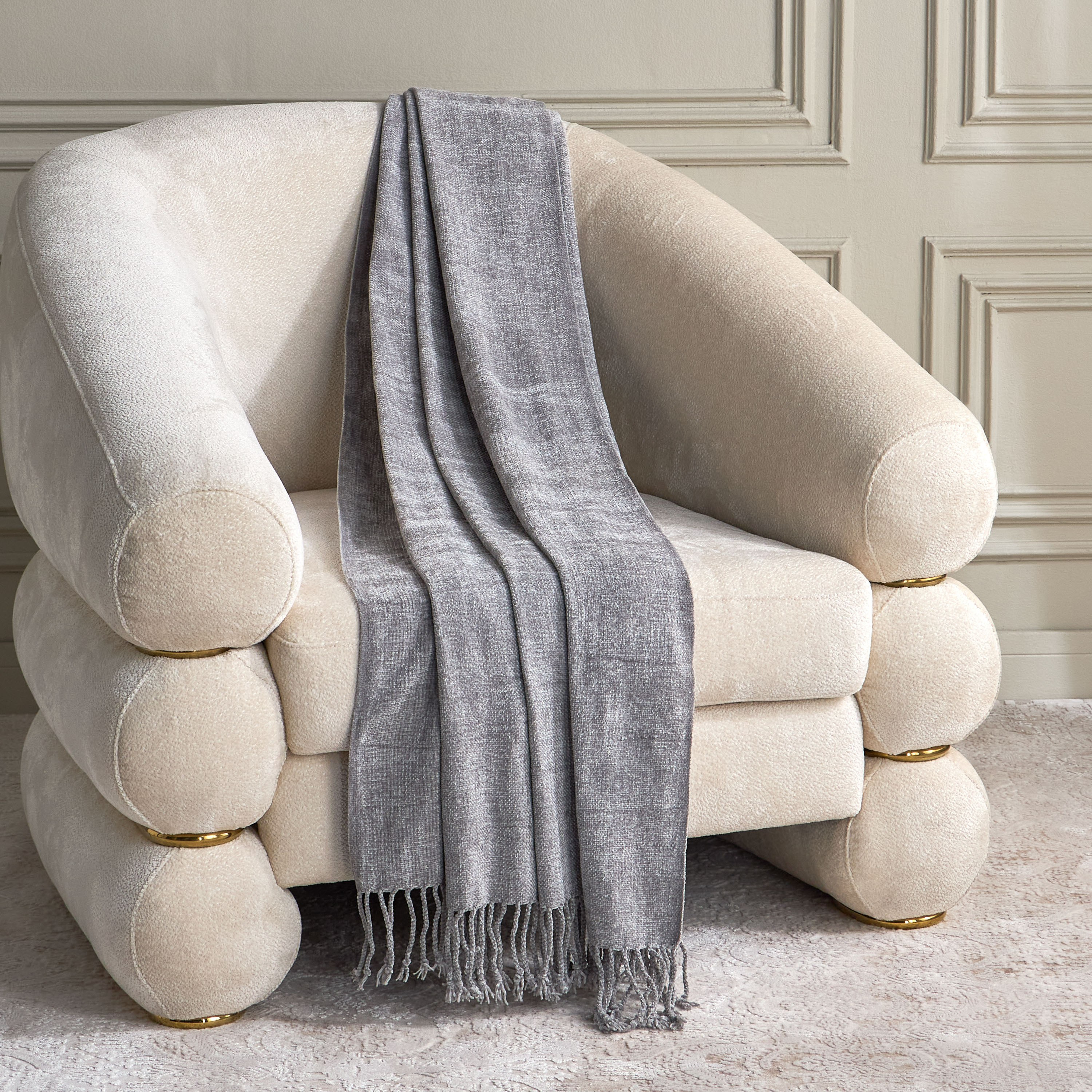 Fallon Chenille Throw - 130x170 cm-household-cushionsandthrows-throwsandblankets-throws-image-1