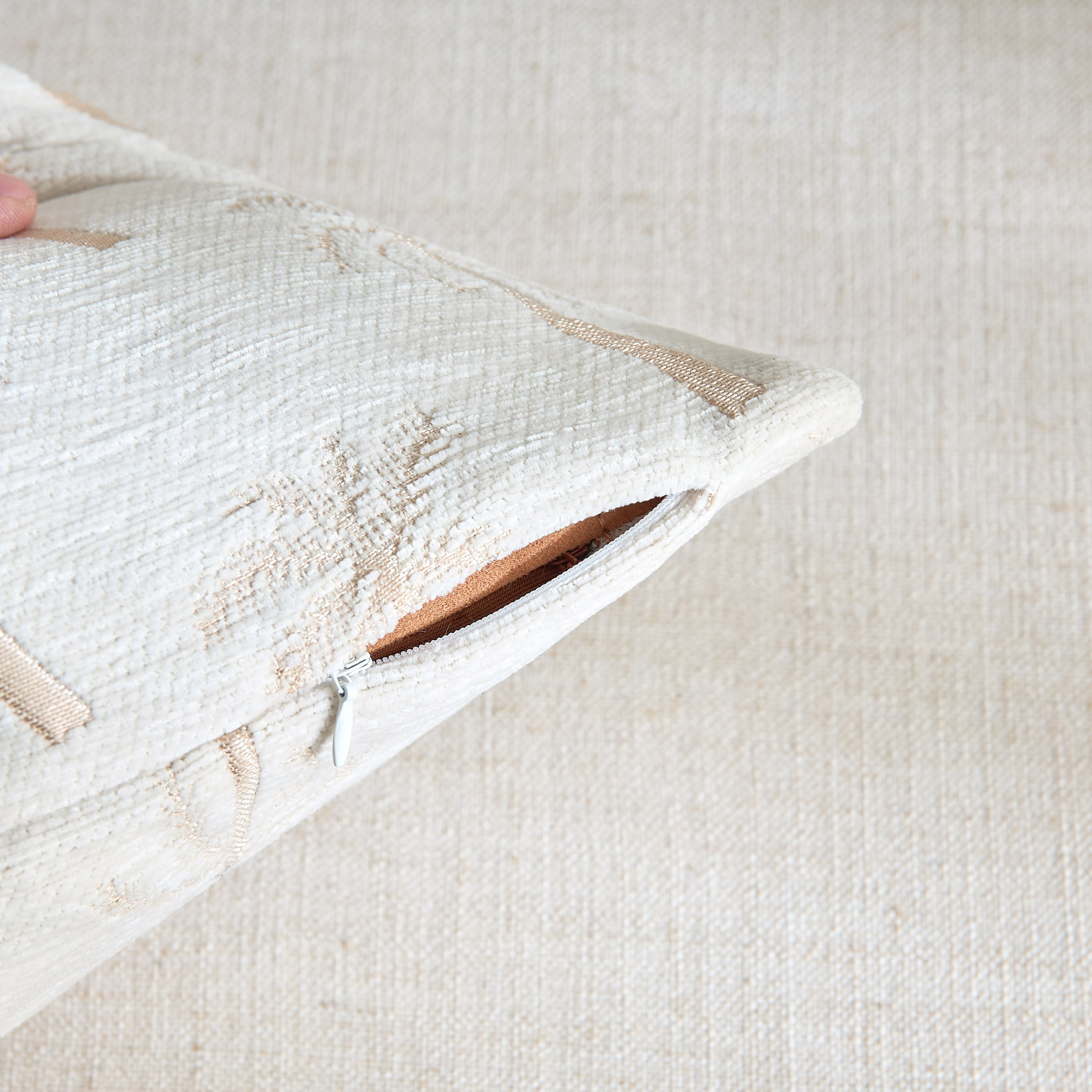 غطاء وسادة جاكار - جيانا بالم - 50x50 سم-household-cushionsandthrows-cushioncovers-image-3