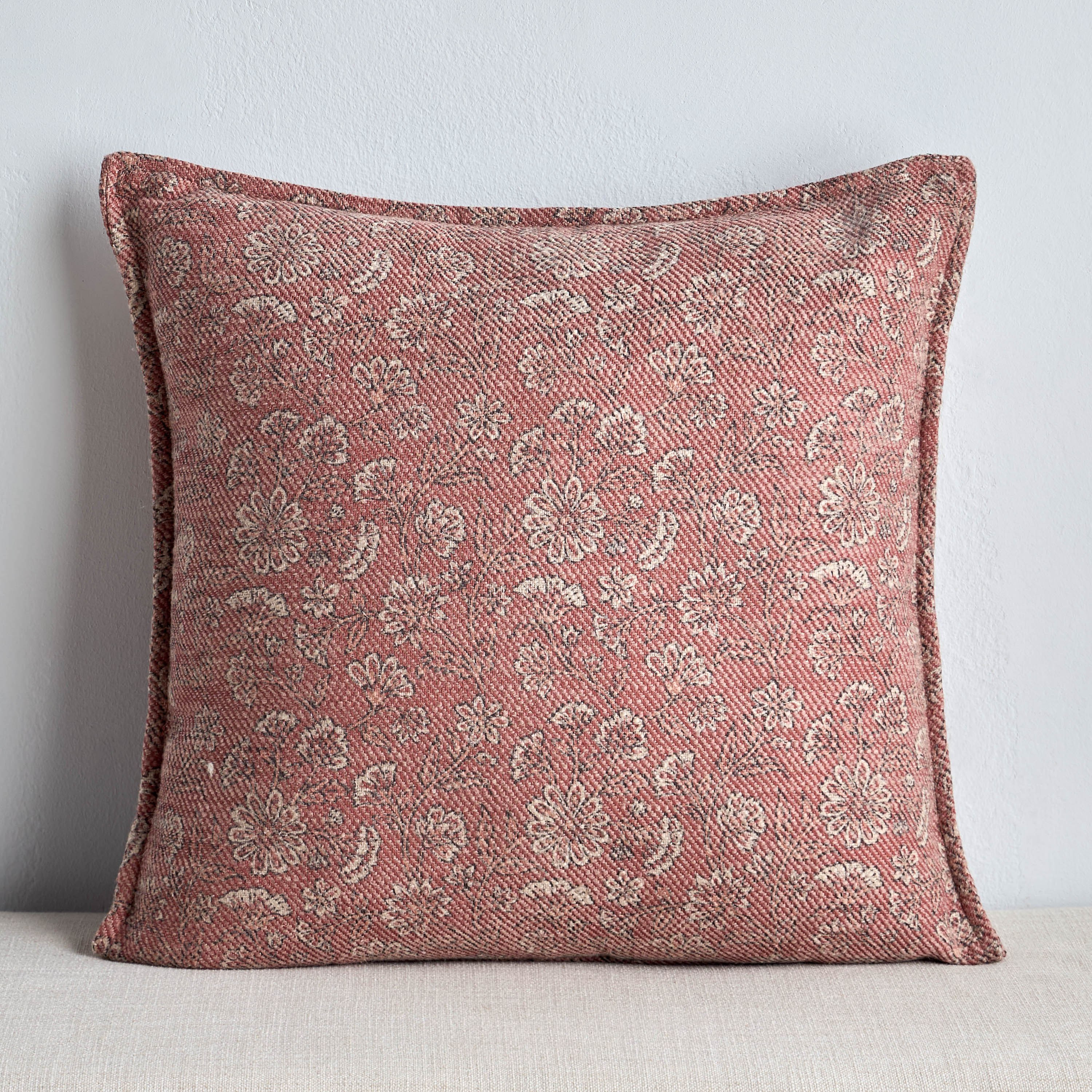 Arvika Palampur Printed Cushion Cover - 50x50 cm-household-cushionsandthrows-cushioncovers-image-1