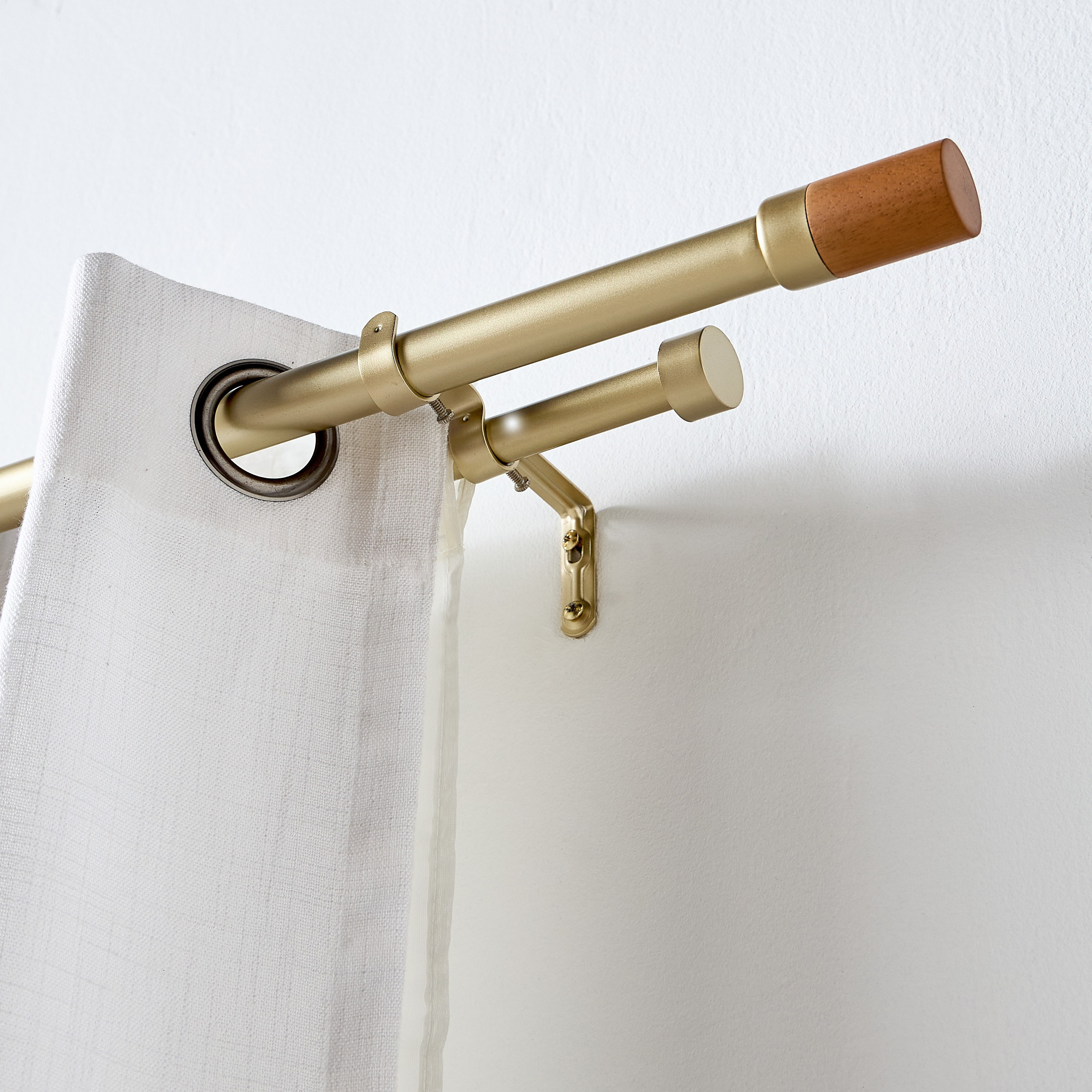 Denver Extendable Double Curtain Rod - 107-305 cm-household-windows-curtainrodsandaccessories-curtainrods-image-2