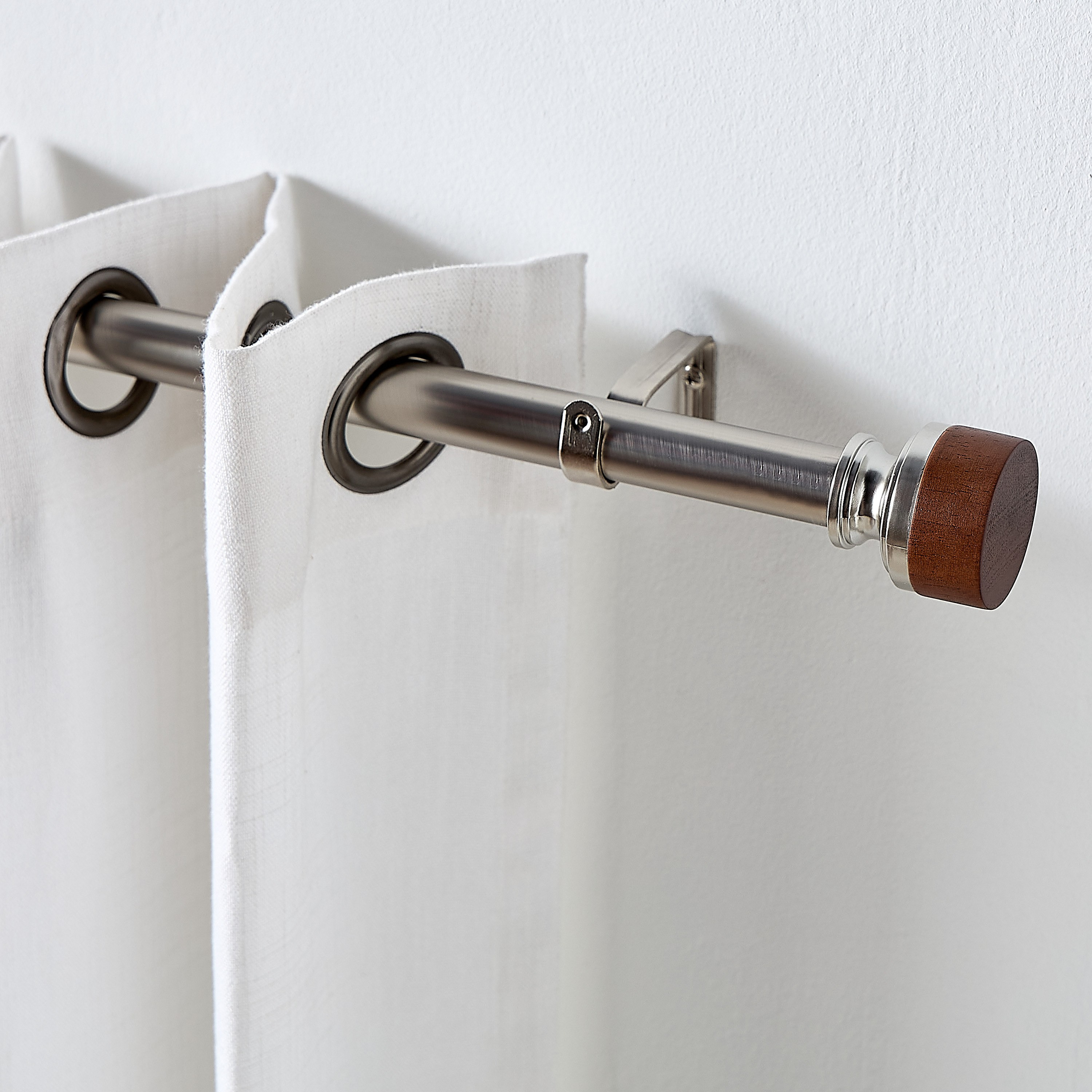 Elliot Extendable Single Curtain Rod - 107-305 cm-household-windows-curtainrodsandaccessories-curtainrods-image-1
