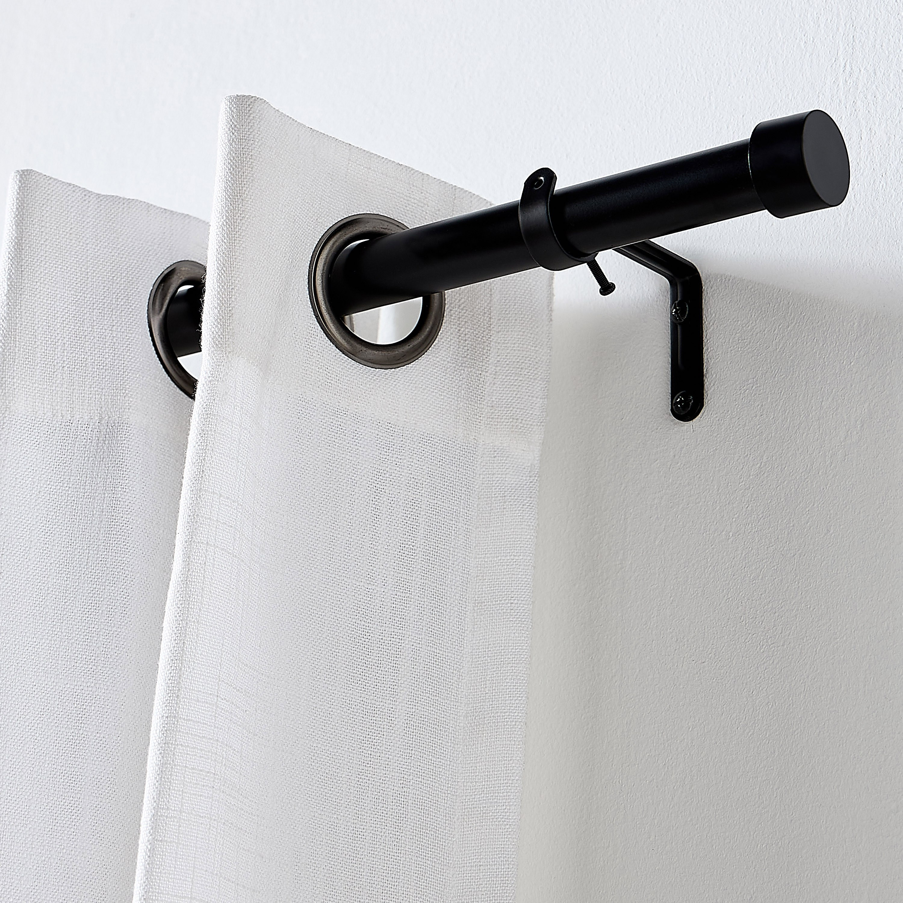 Endcap Extendable Single Curtain Rod - 107-305 cm-household-windows-curtainrodsandaccessories-curtainrods-image-2