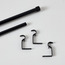 Endcap Extendable Single Curtain Rod - 107-305 cm-household-windows-curtainrodsandaccessories-curtainrods-image-3