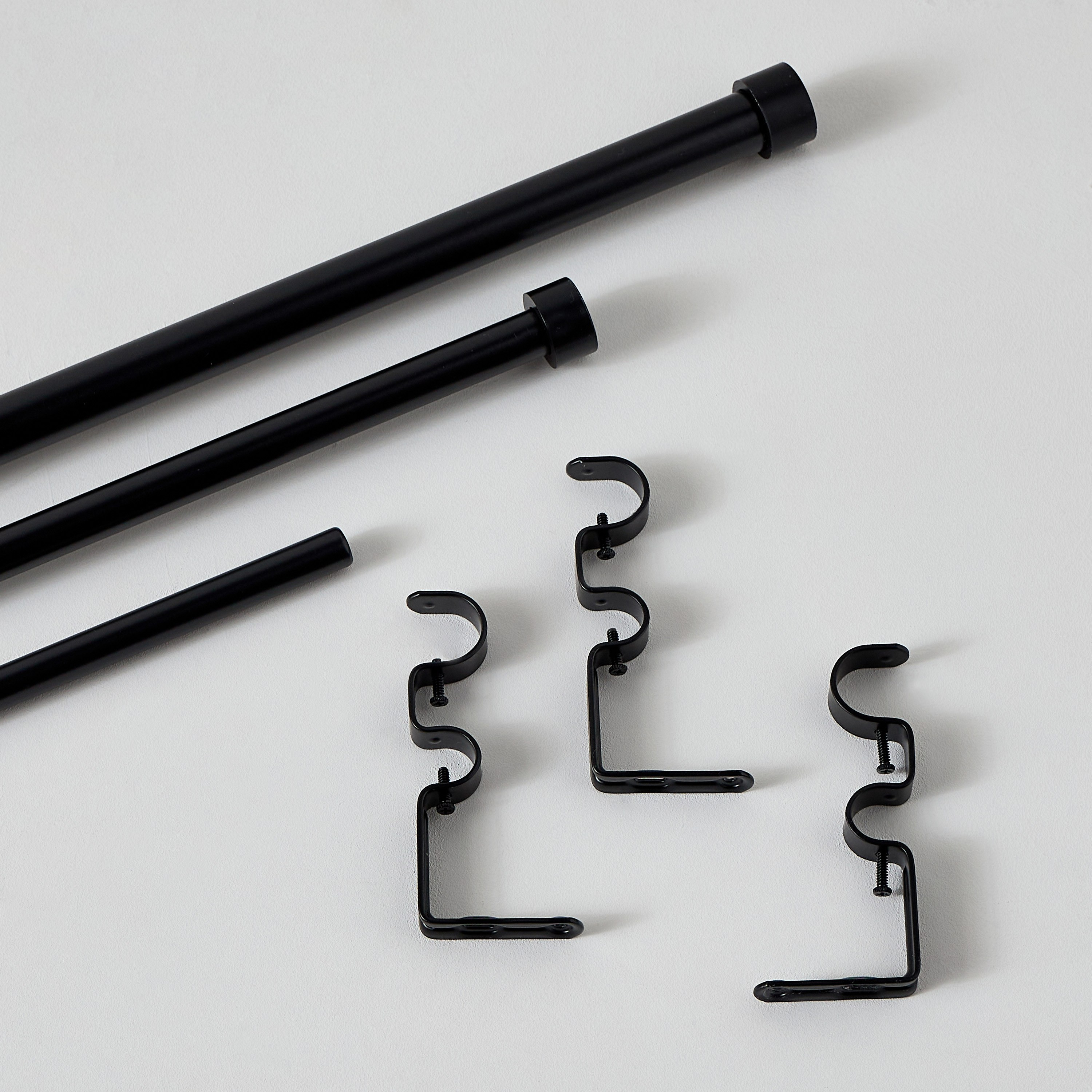 Endcap Extendable Double Curtain Rod - 107-305 cm-household-windows-curtainrodsandaccessories-curtainrods-image-3