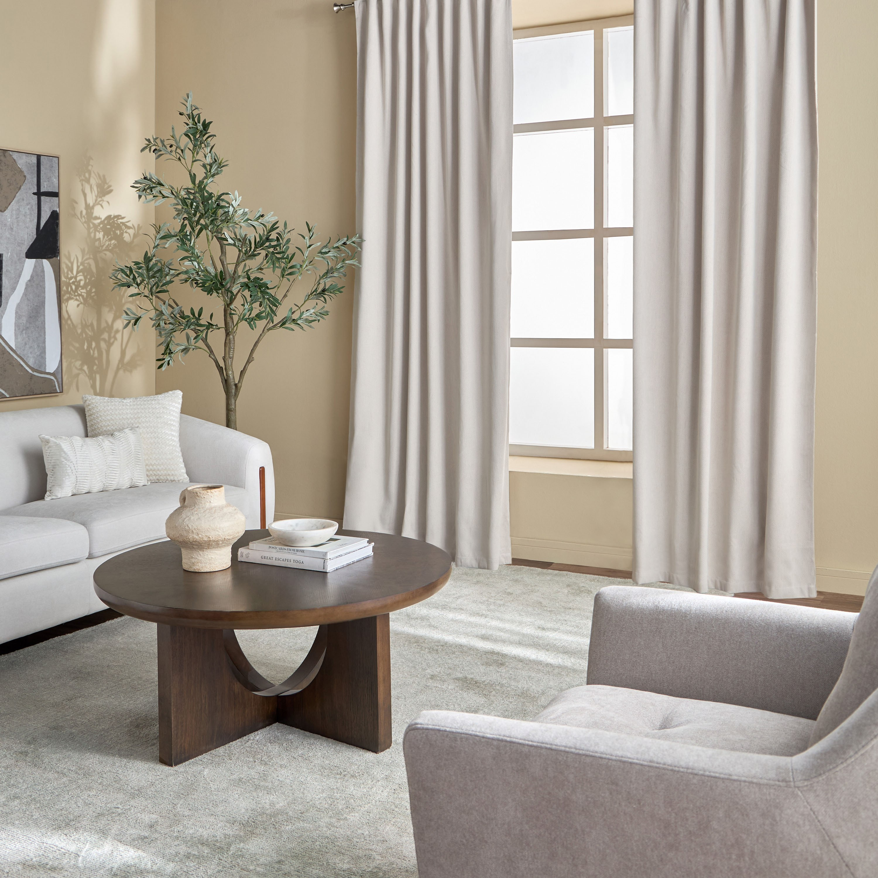 طقم ستائر من قطعتين - تشيلسي - 135x270 سم-household-windows-curtains-image-5