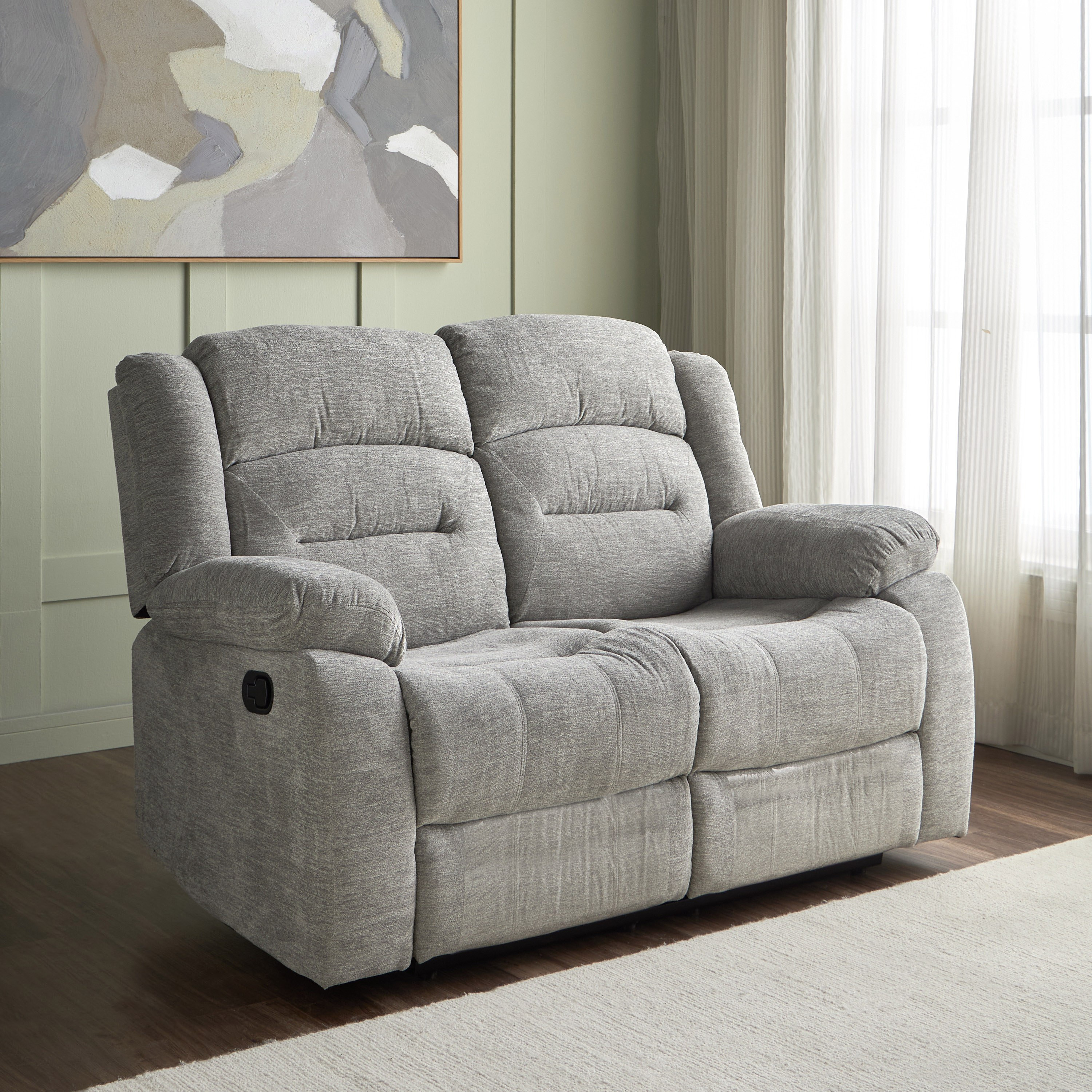 كنبة استرخاء قماش مقعدين - ستاثام-furniture-sofaandseating-recliners-image-1
