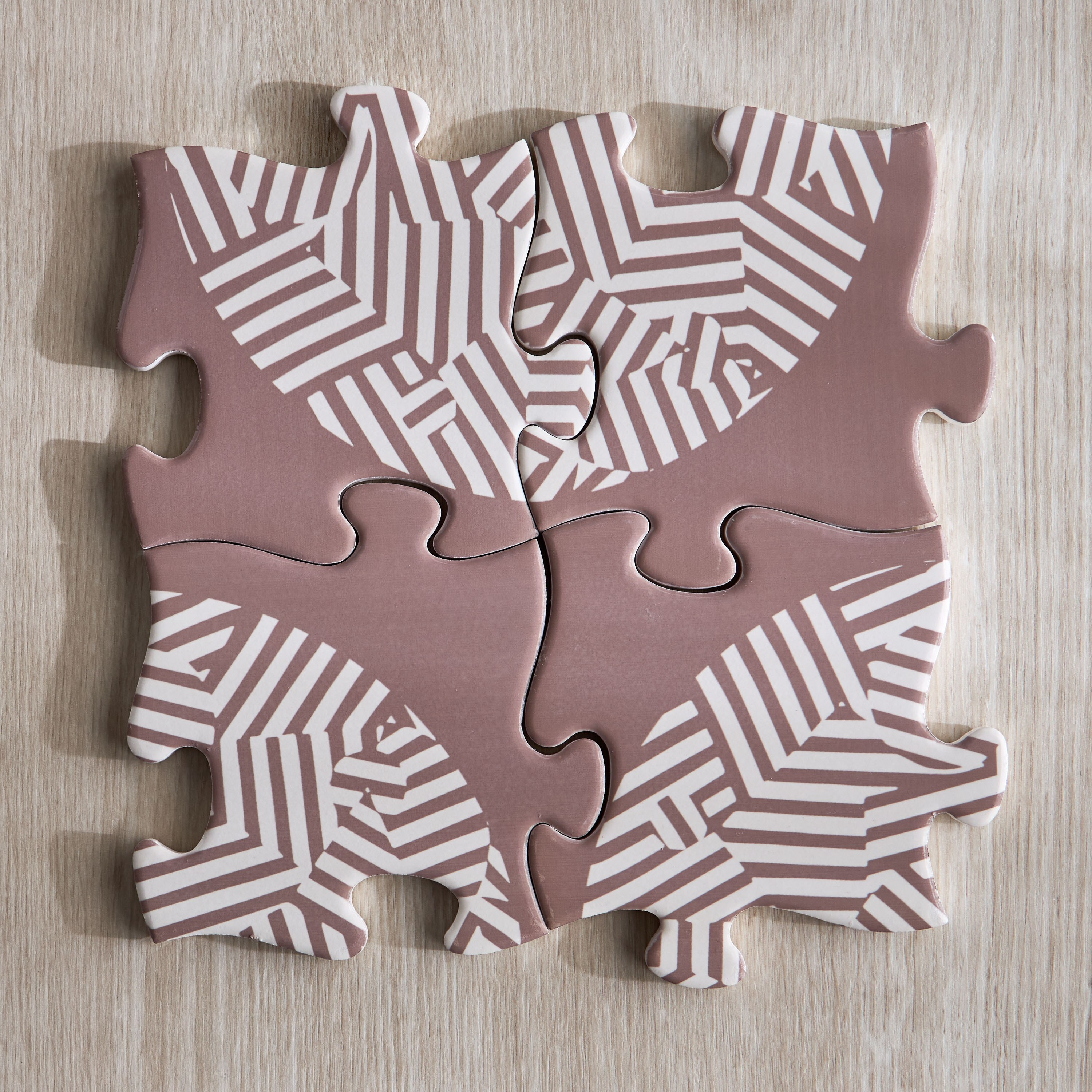 Cubism 4-Piece Coaster Set - 11x11 cm-household-dining-tablelinen-napkinsandaccessories-image-2