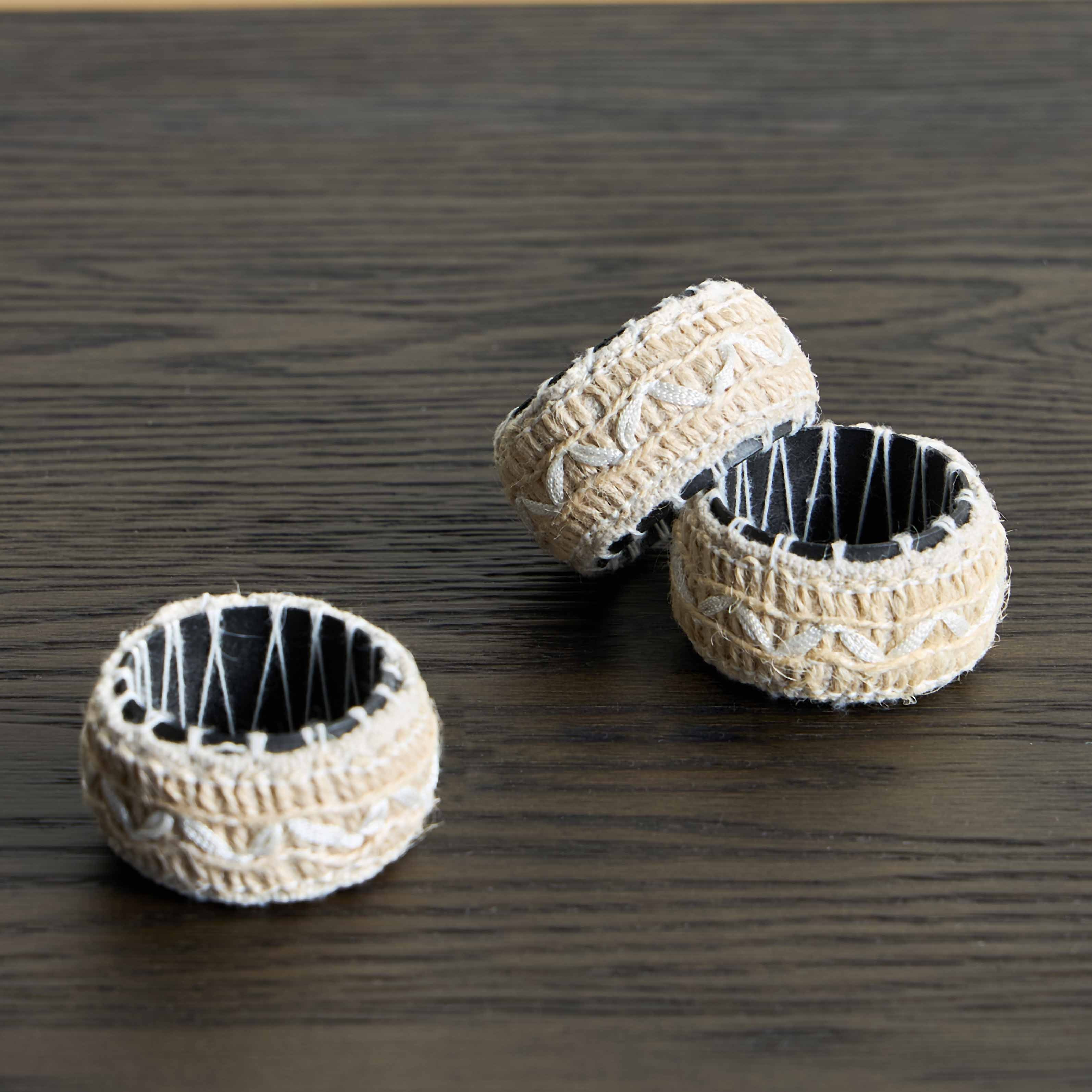 Noya 4-Piece Napkin Ring Set - 5 cm-household-dining-tablelinen-napkinsandaccessories-image-2