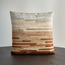 Marfa Hide Leather Woven Filled Cushion - 50x50 cm-household-cushionsandthrows-filledcushions-decorativecushions-image-1