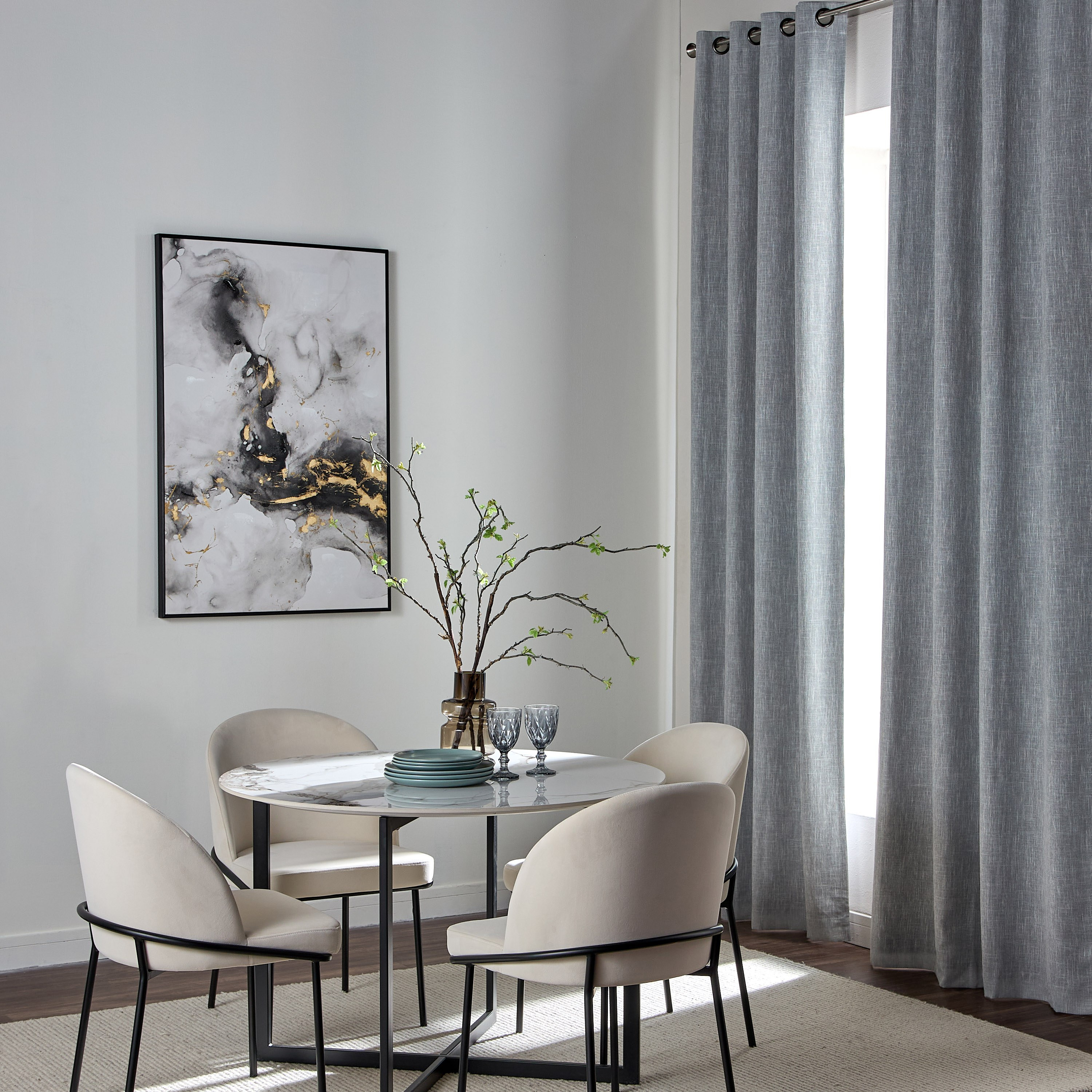 طقم ستائر معتّمة من قطعتين - سوليفان - 140x300 سم-household-windows-curtains-image-9