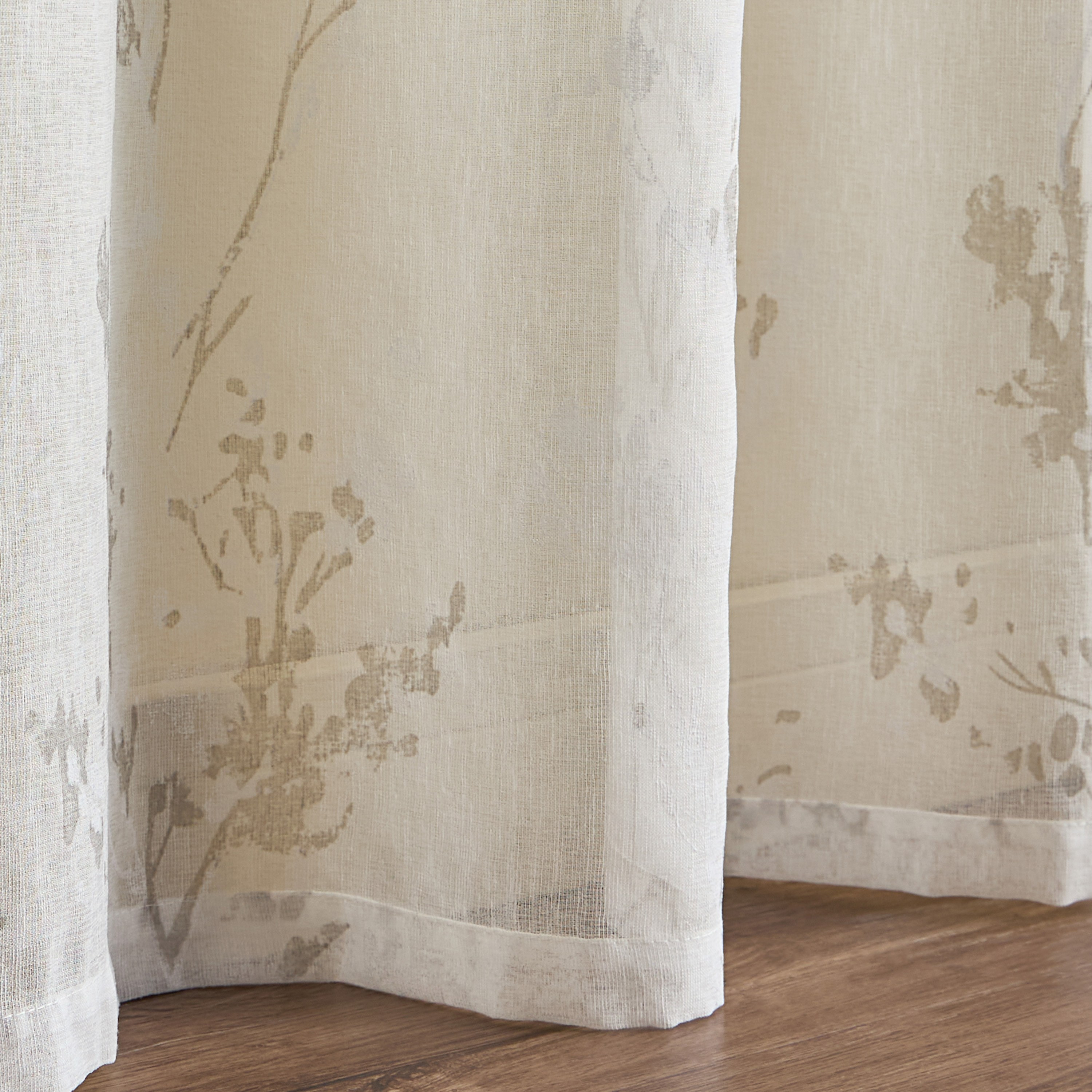 Idalia 2-Piece Sheer Curtain Set - 135x300 cm-household-windows-curtains-image-2