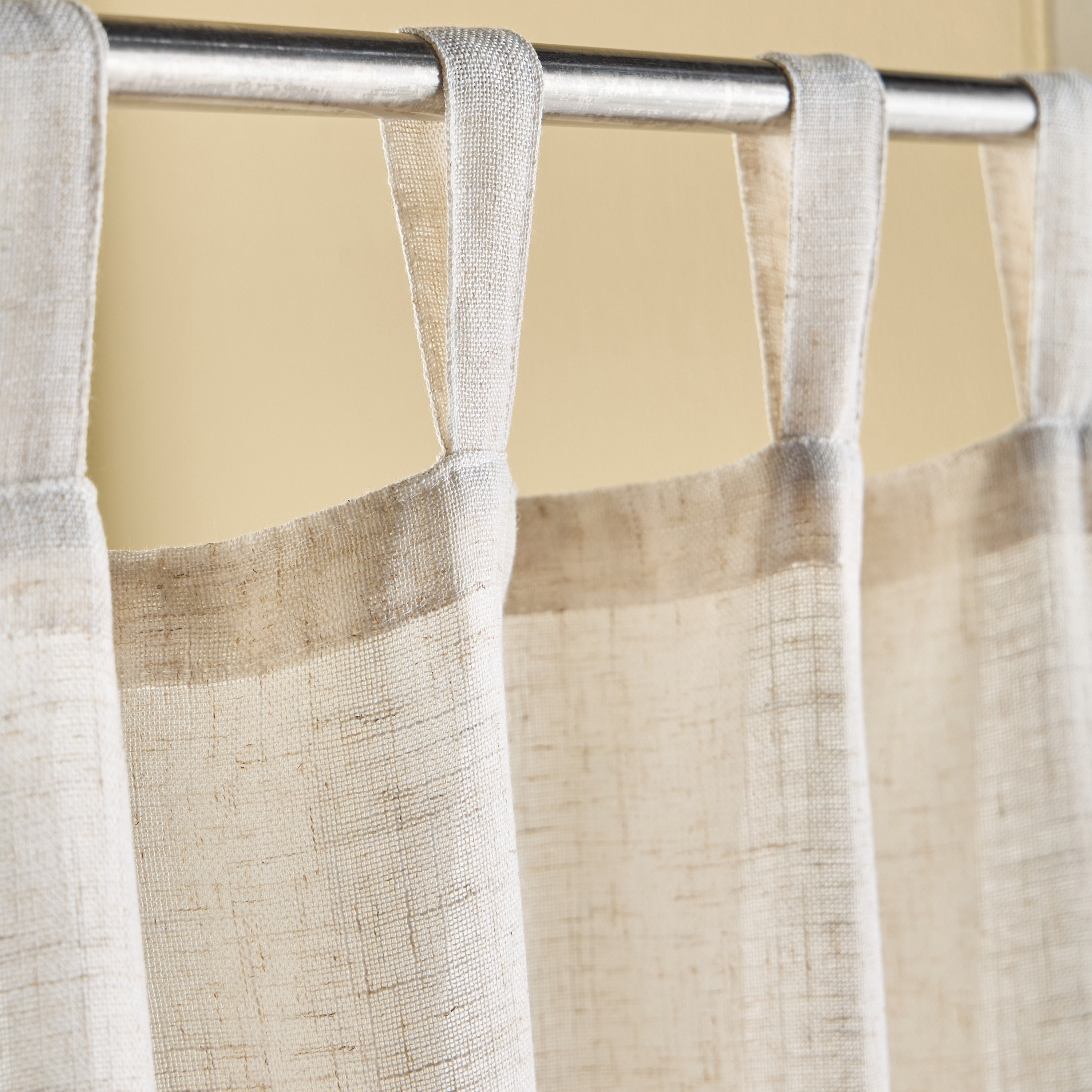 طقم ستائر شفافة من قطعتين - أفلين - 135x240 سم-household-windows-curtains-image-3