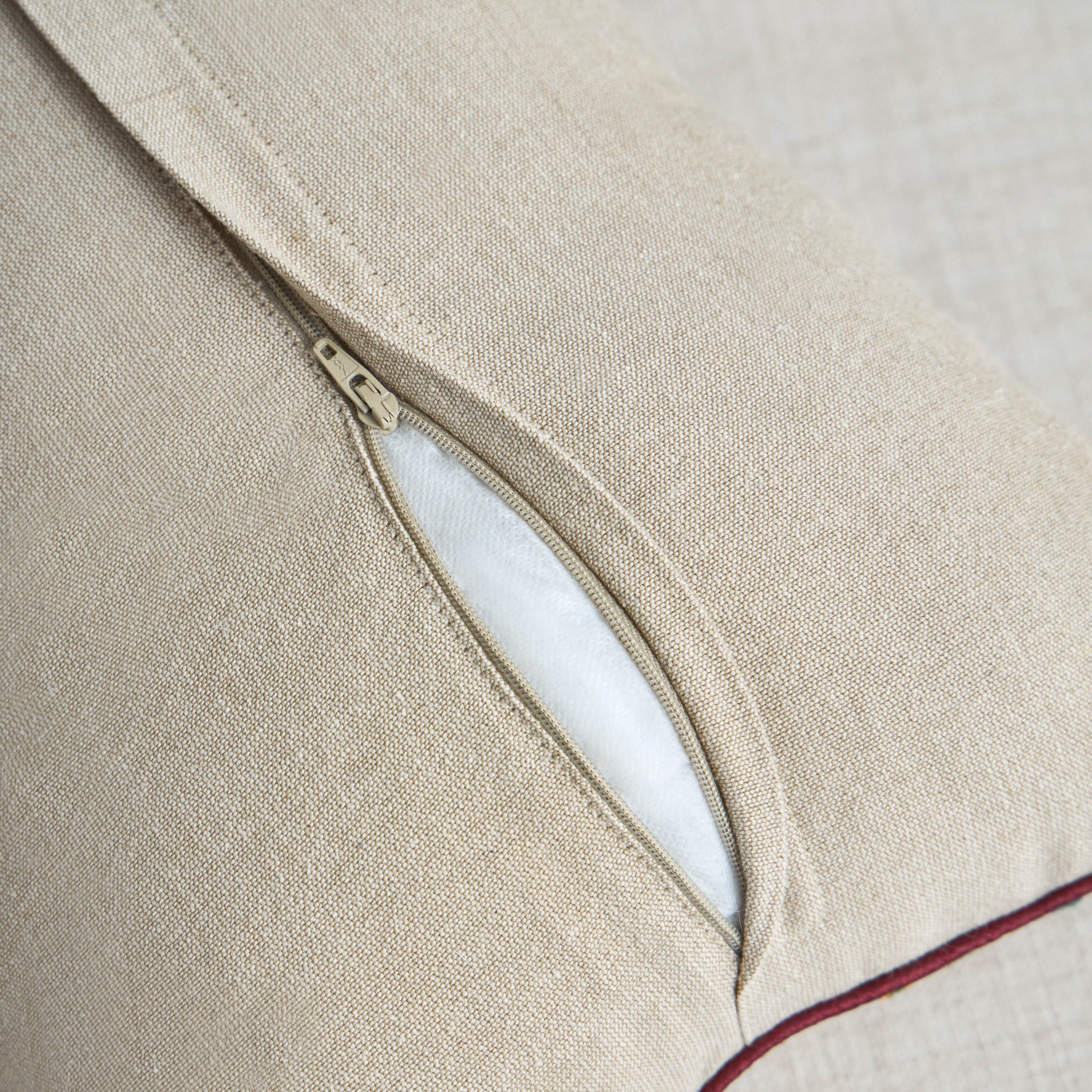 Corfu Embroidered Filled Cushion - 30x50 cm-household-cushionsandthrows-filledcushions-decorativecushions-image-3