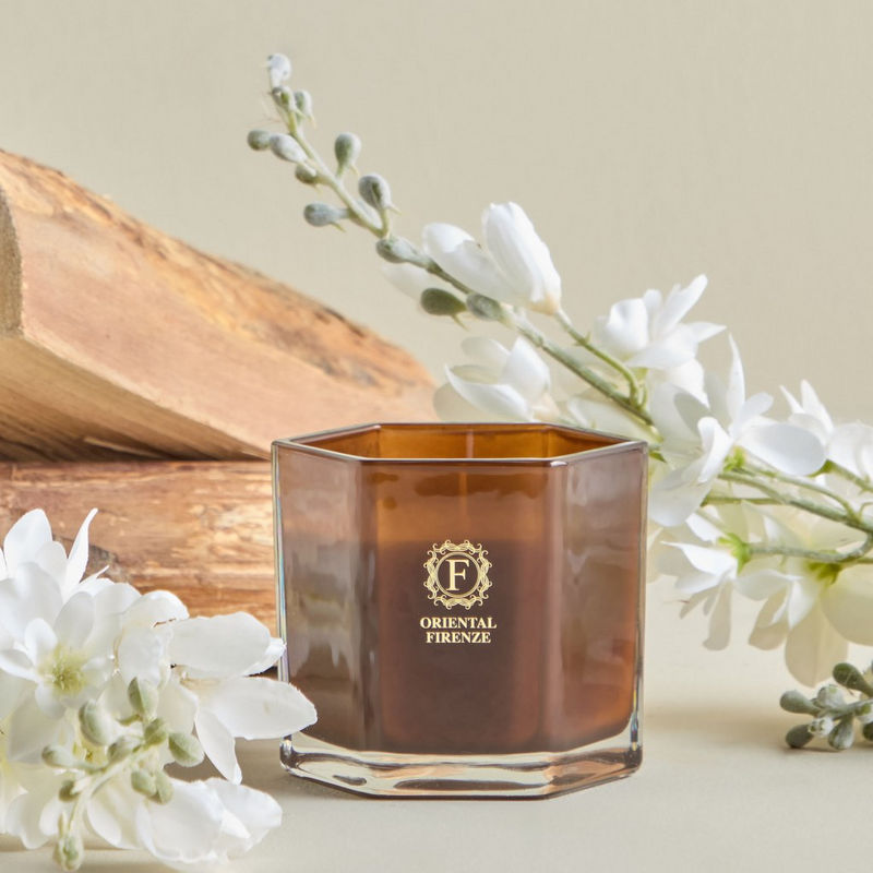 جرة شمع معطرة برائحة العنبر ومسك الروم - أورينتال فيرينزي - 24 مل