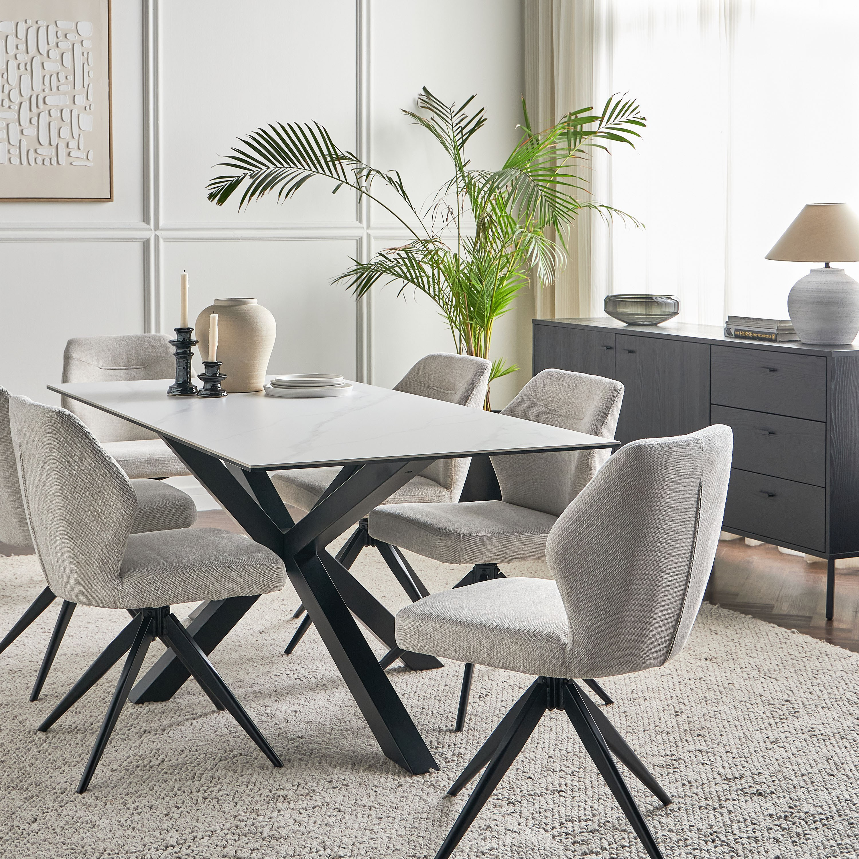 Heaven 6-Seater Ceramic Modular Dining Table Top-furniture-modular-modulardining-heaven-image-5
