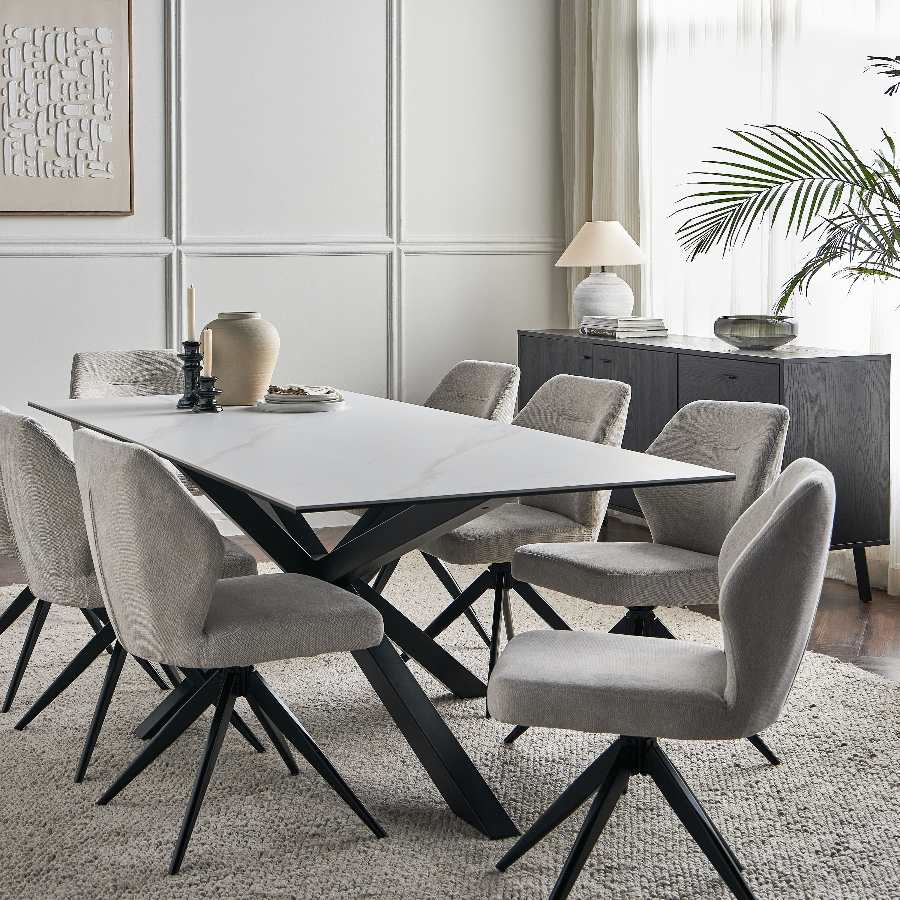 Heaven 8-Seater Ceramic Modular Dining Table Top-furniture-modular-modulardining-heaven-image-5