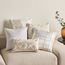 Jeena Floral Embroidered Filled Cushion - 50x50 cm-household-cushionsandthrows-filledcushions-decorativecushions-image-4
