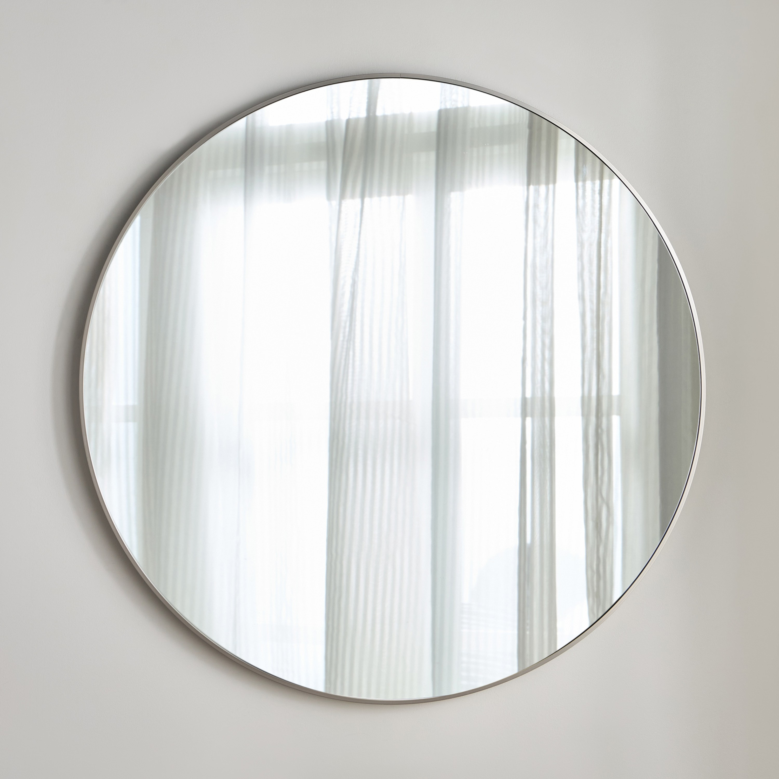 Artemis Round Wall Mirror - 100x100 cm-household-walldecorandmirrors-mirrors-wallmirrors-image-2