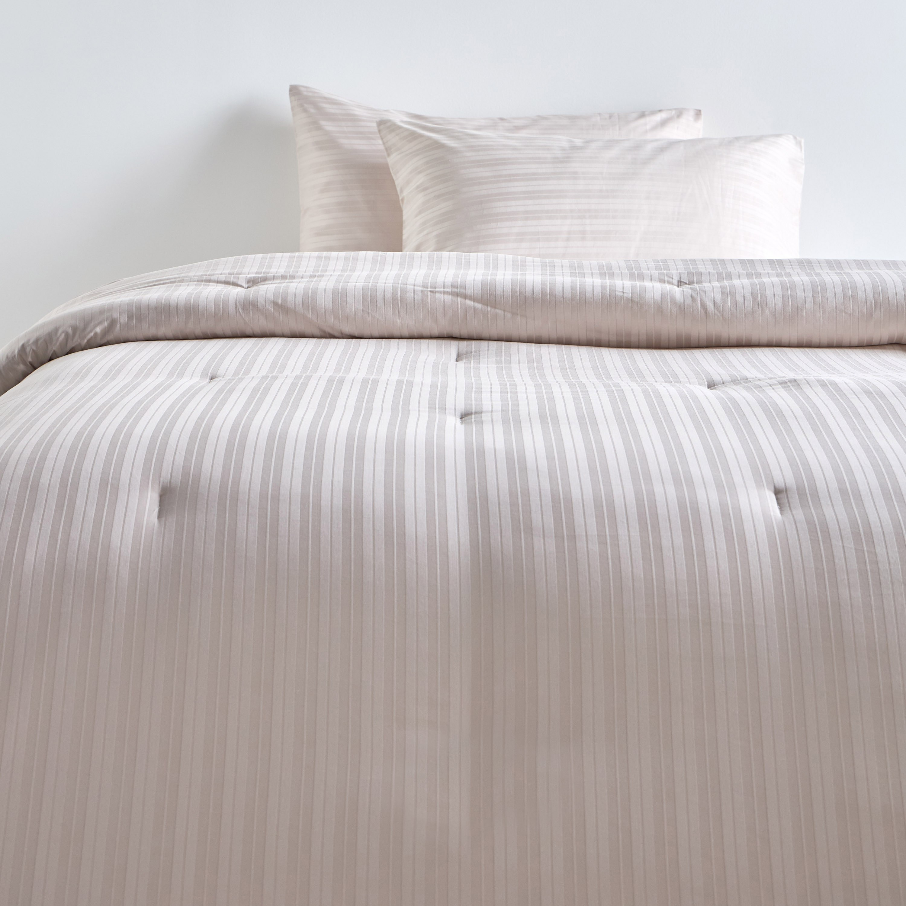 Elara Cotton Sateen 300 Thread Count 3-Piece Full Comforter Set - 160x240 cm