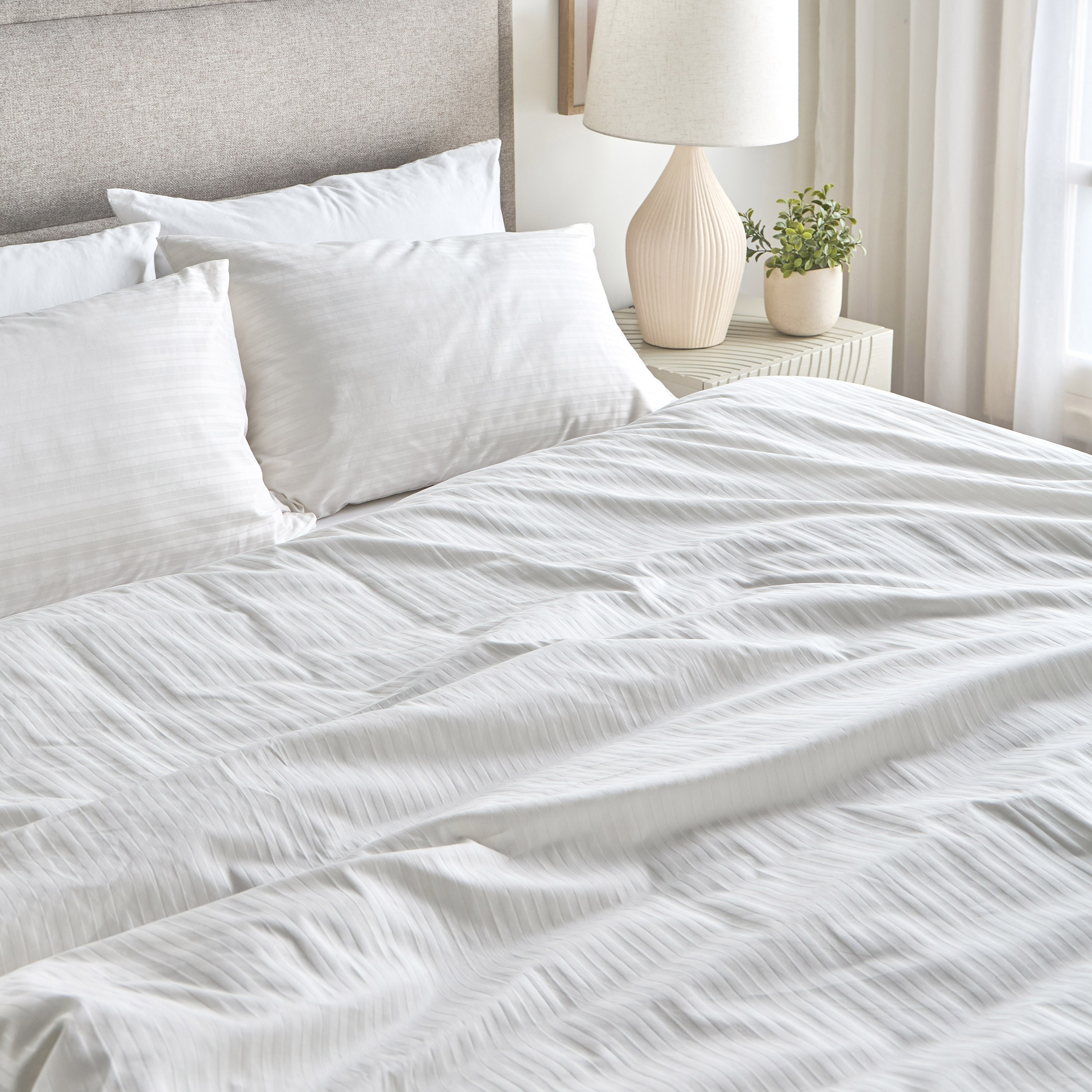 Elara Cotton Sateen 300 Thread Count 3-Piece Full Duvet Cover Set - 160x200 cm-household-bedding-duvetandcovers-duvetcovers-image-5