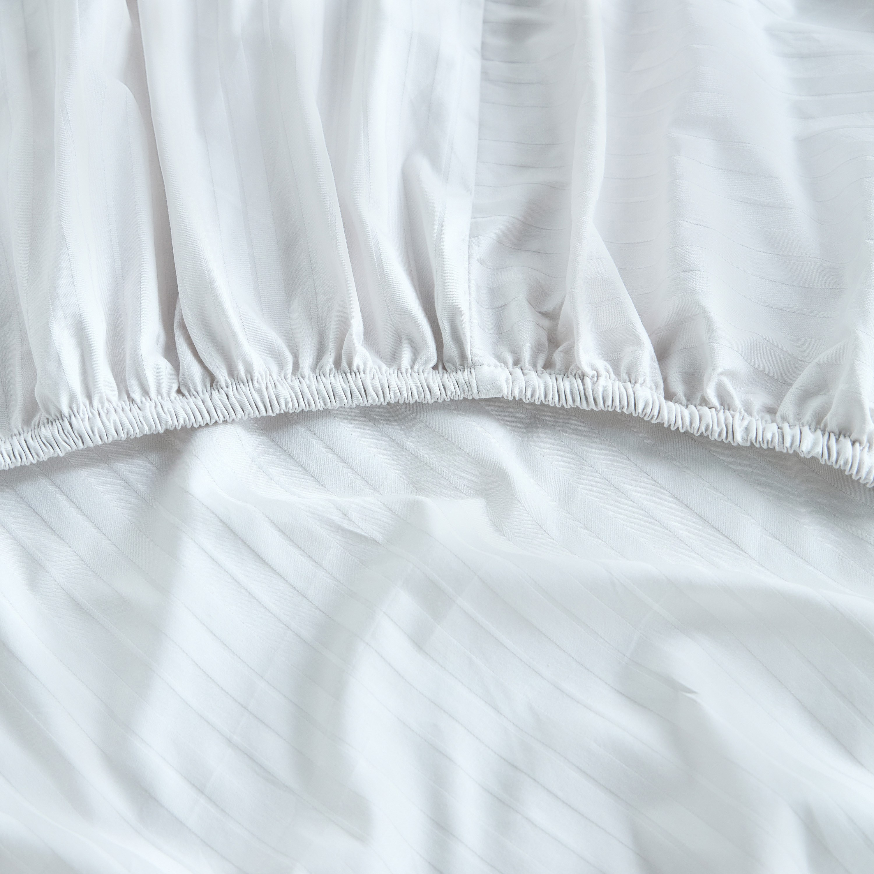 Elara Cotton Sateen 300 Thread Count Super King Fitted Sheet - 200x205 cm-household-bedding-sheetsandpillowcases-fittedsheets-image-2