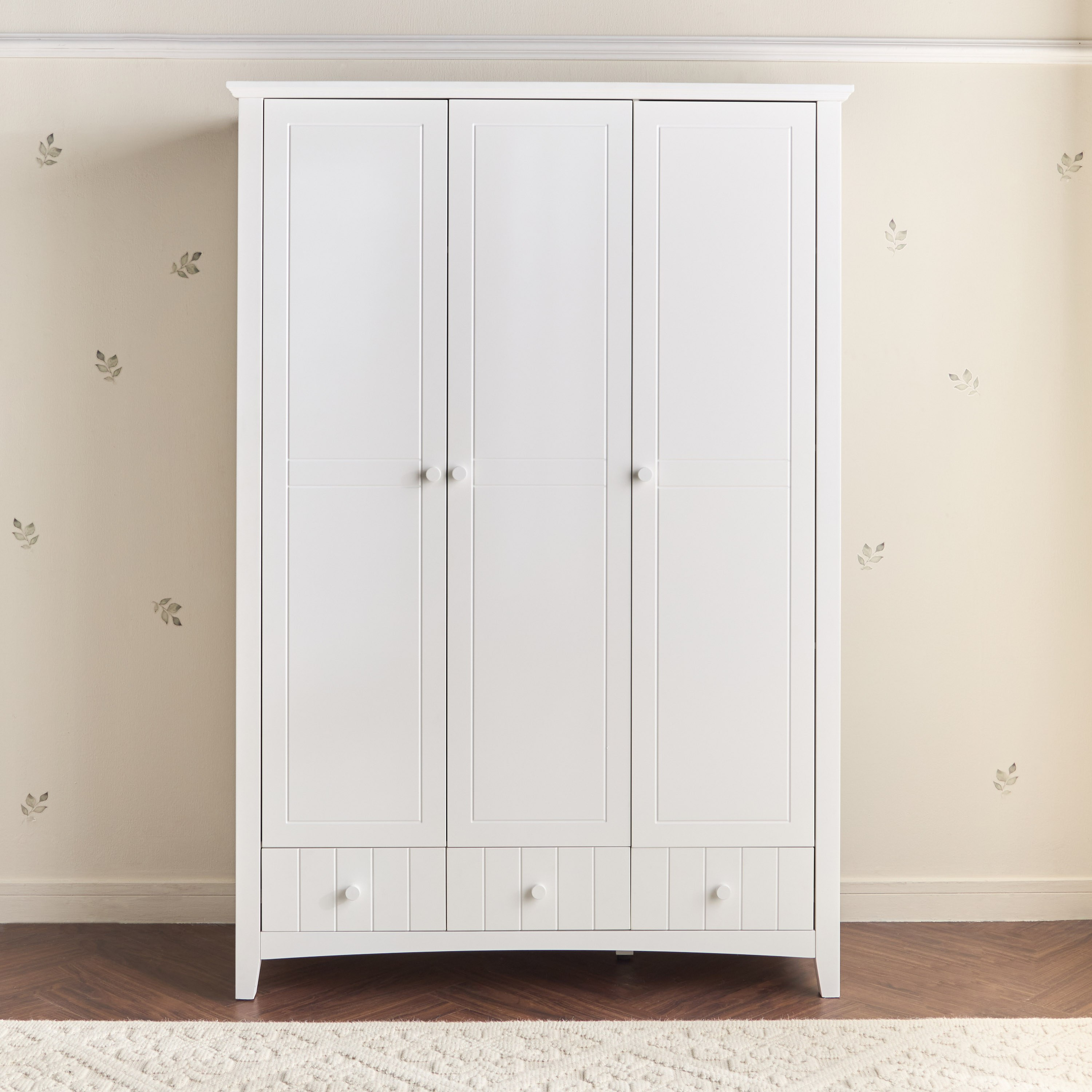 Taylor 3-Door Wardrobe with Drawer-babyandkids-roomfurniture-wardrobes-image-2