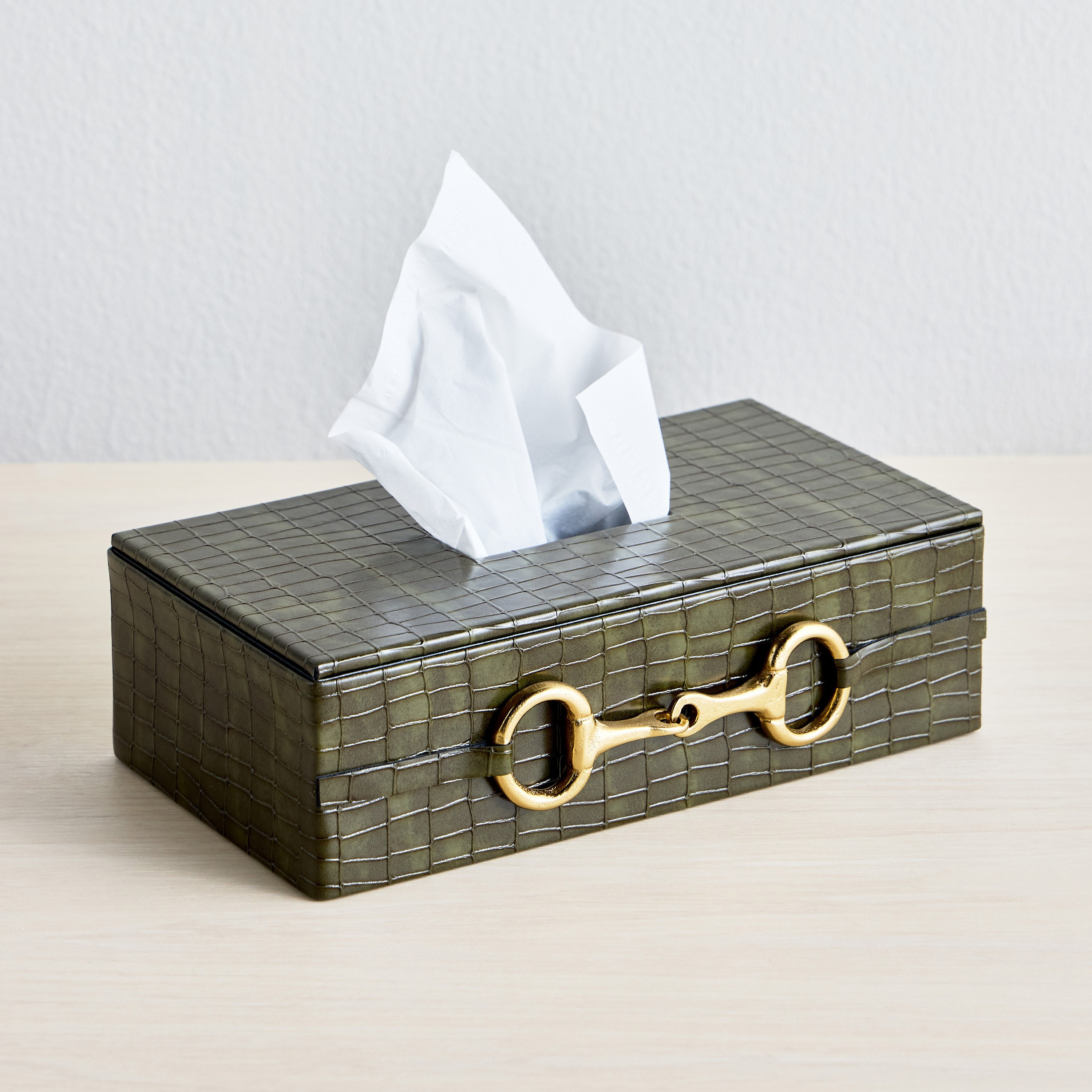 Shop Horsebit Tissue Box Online | Home Centre Kuwait