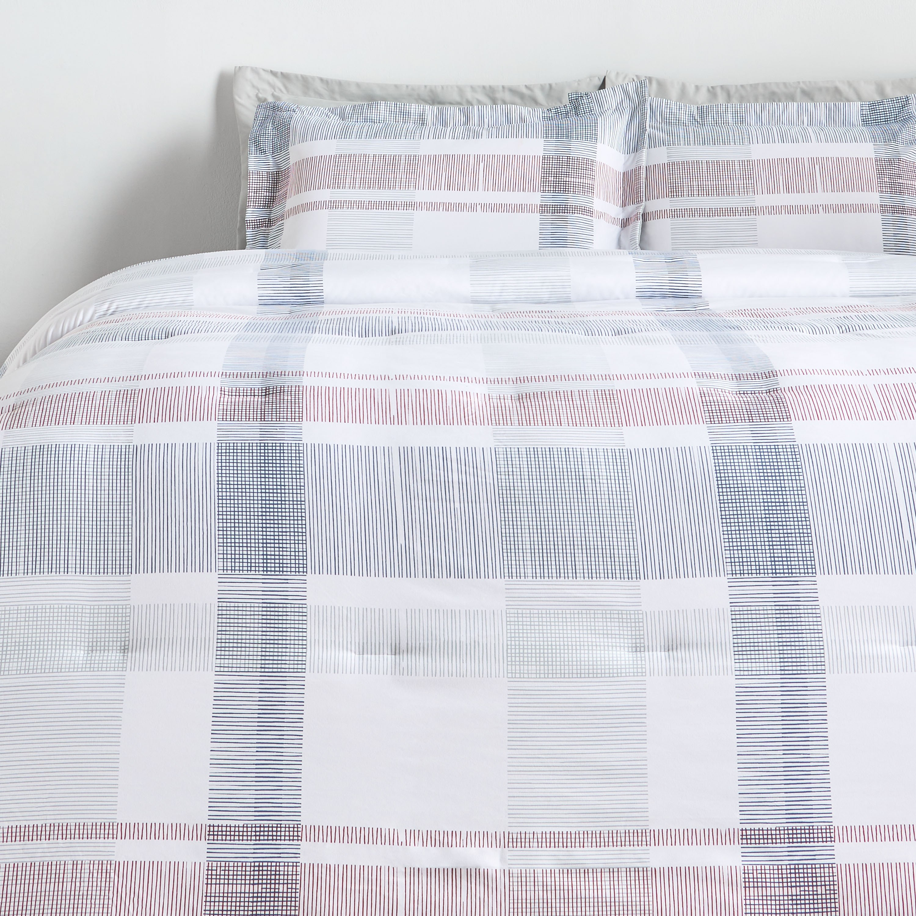 طقم لحاف وشرشف سوبر كينج 6 قطع بطبعات تجريدية - باكو - 240x260 سم-household-bedding-comfortersandbedspreads-bedinabag-image-2
