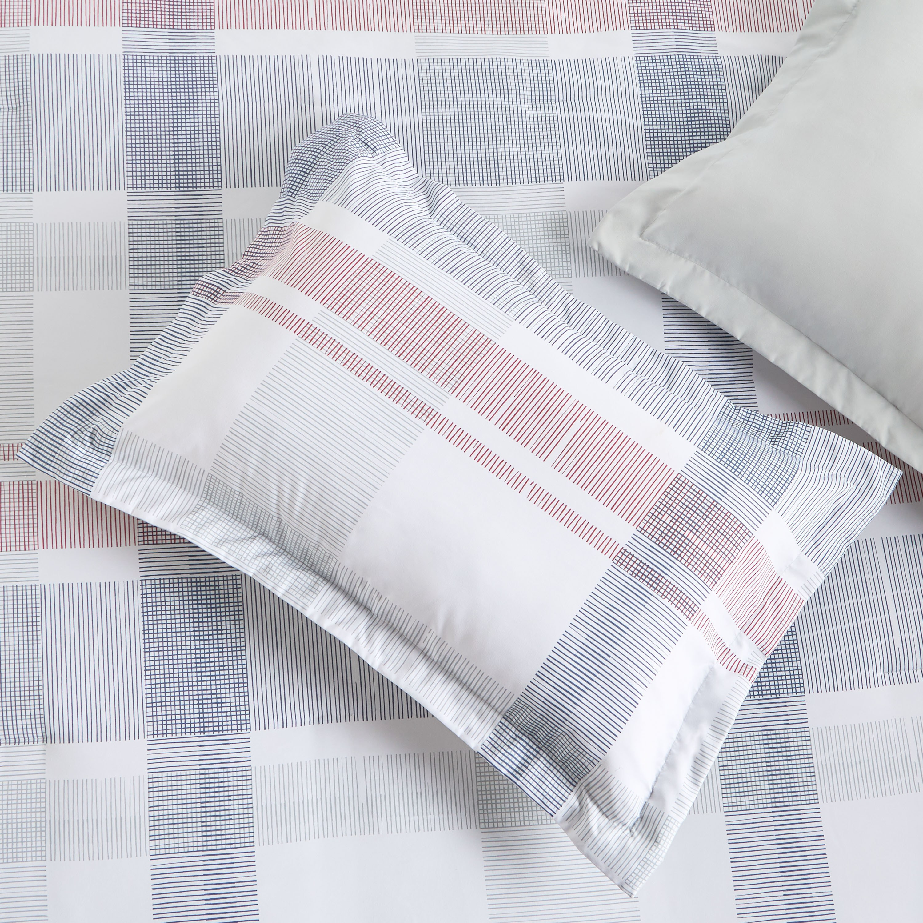 طقم لحاف وشرشف سوبر كينج 6 قطع بطبعات تجريدية - باكو - 240x260 سم-household-bedding-comfortersandbedspreads-bedinabag-image-3