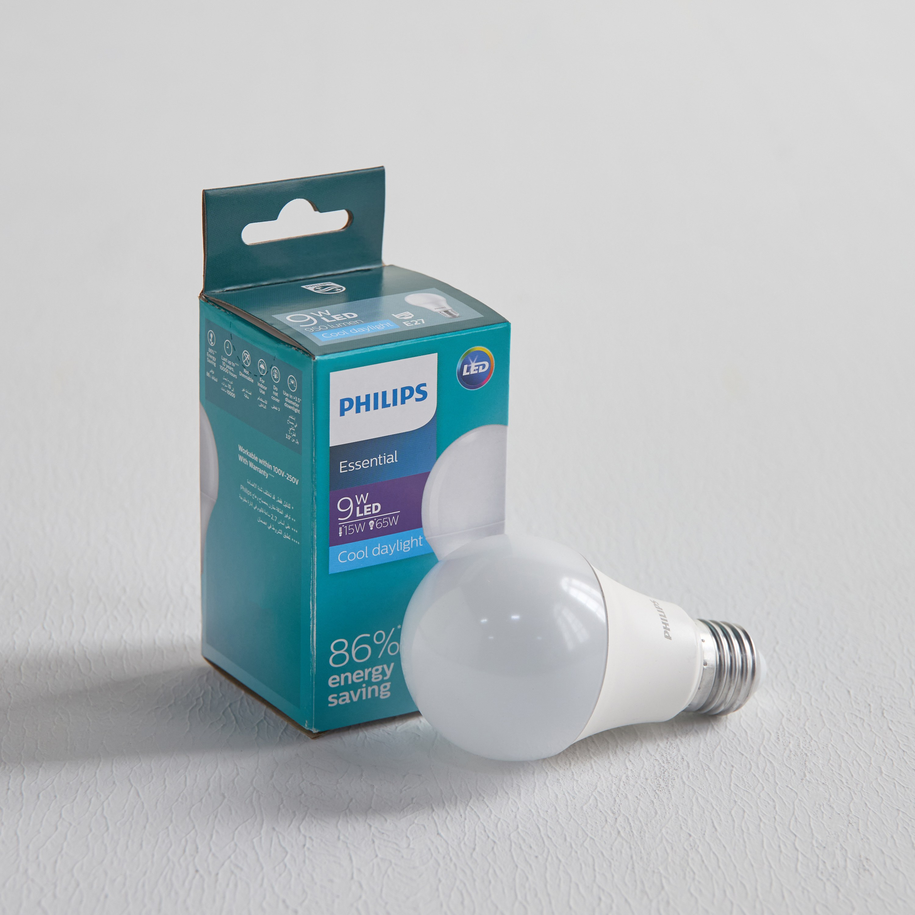 Philips A60 LED Bulb - E27 9 W 950 Lumen Cool Daylight-household-lighting-bulbsandbatteries-bulbs-image-1