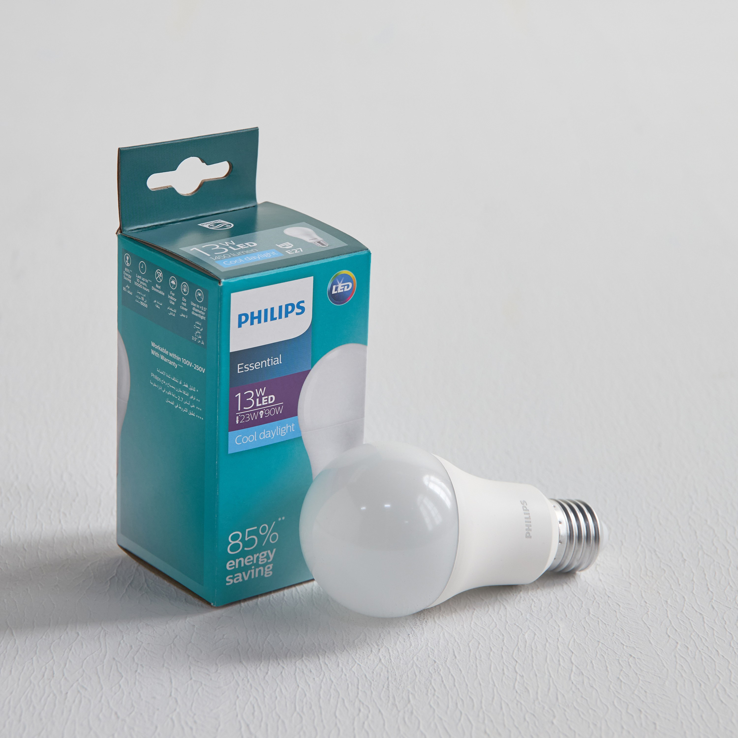Philips LED A60 Bulb - E27 13W 1450 Lumen Warm White-household-lighting-bulbsandbatteries-bulbs-image-1