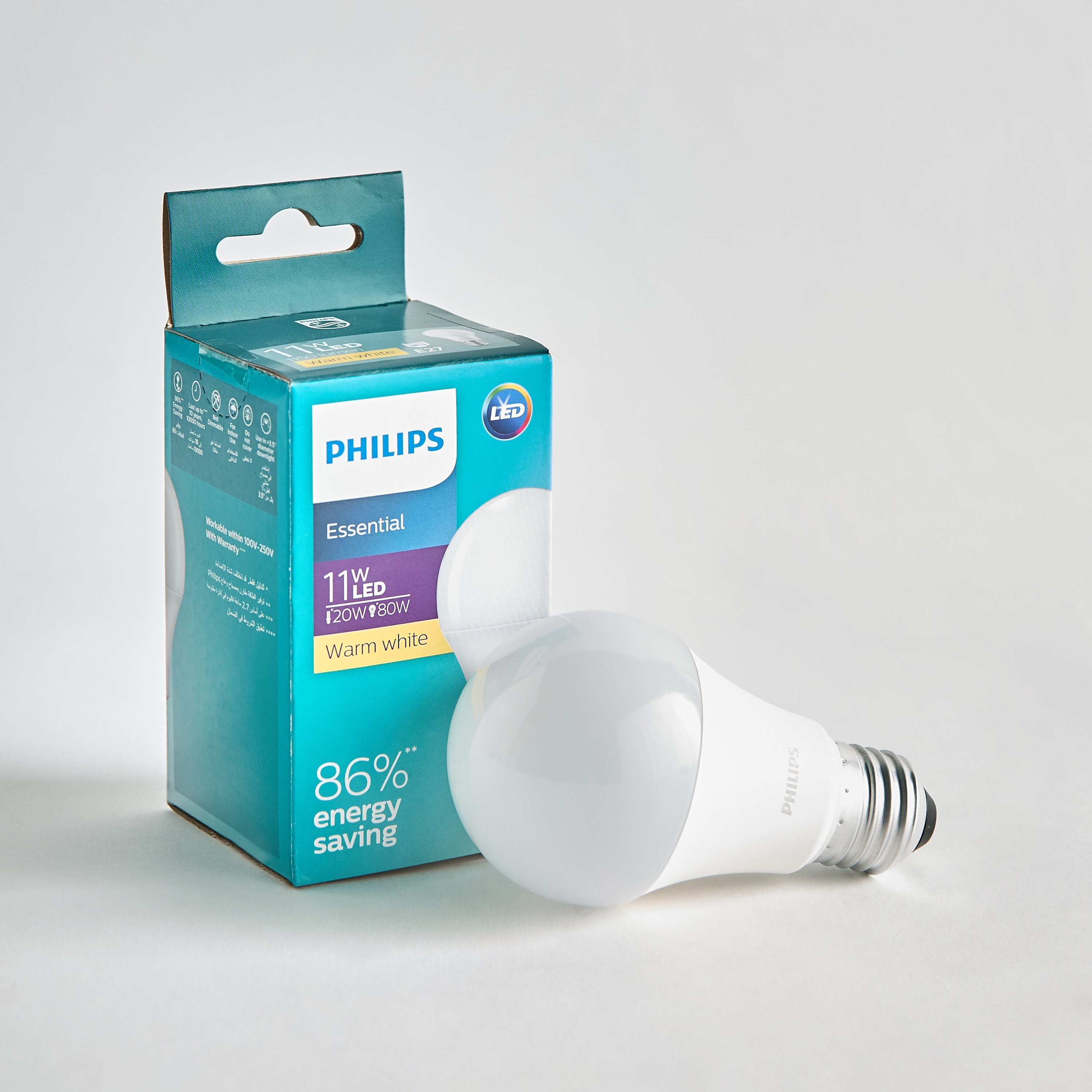 Philips LED Bulb - 11 W 1150 Lumen Warm White-household-lighting-bulbsandbatteries-bulbs-image-1