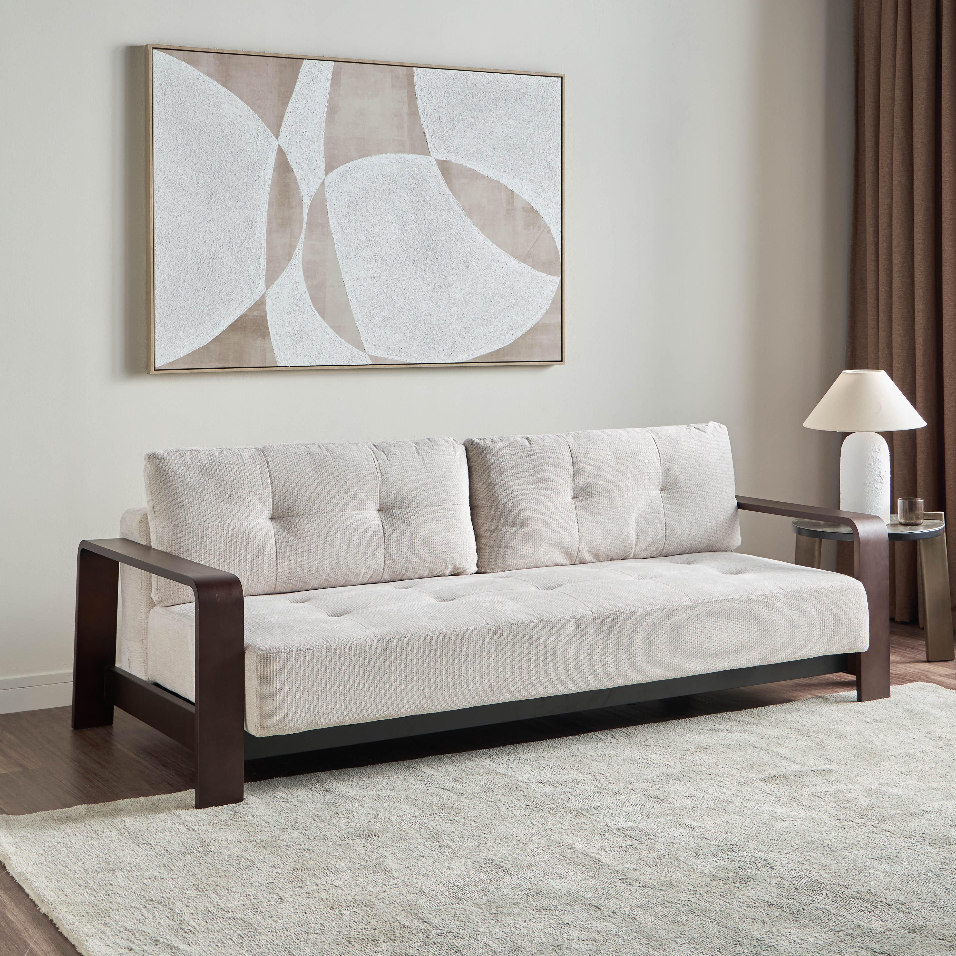 كنبة سرير قماش 3 مقاعد - إيليسون-furniture-sofaandseating-sofabedsanddaybeds-image-1