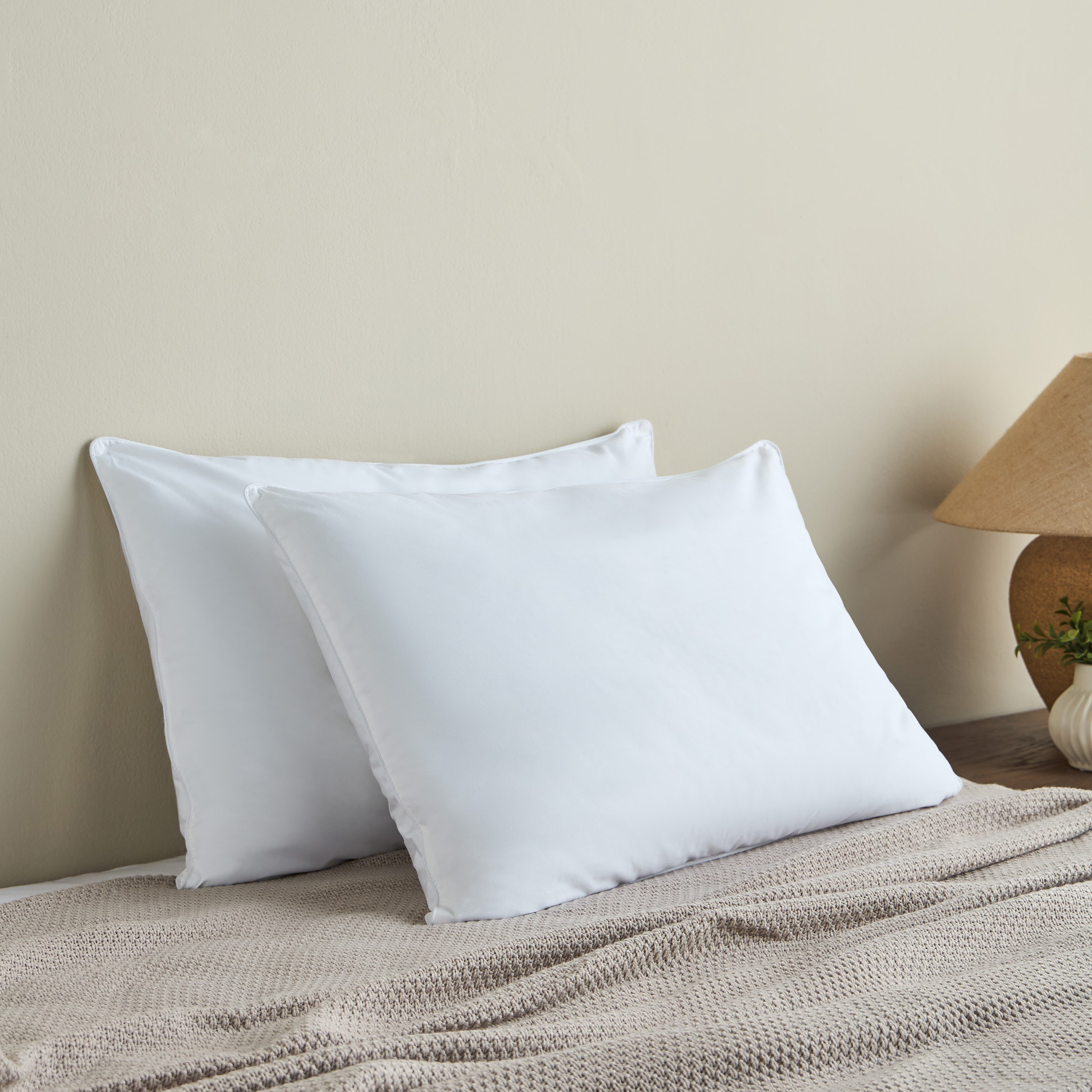 Trifecta White Duck Down Feather 1-Piece Pillow - 50x75 cm-household-bedding-pillows-image-1