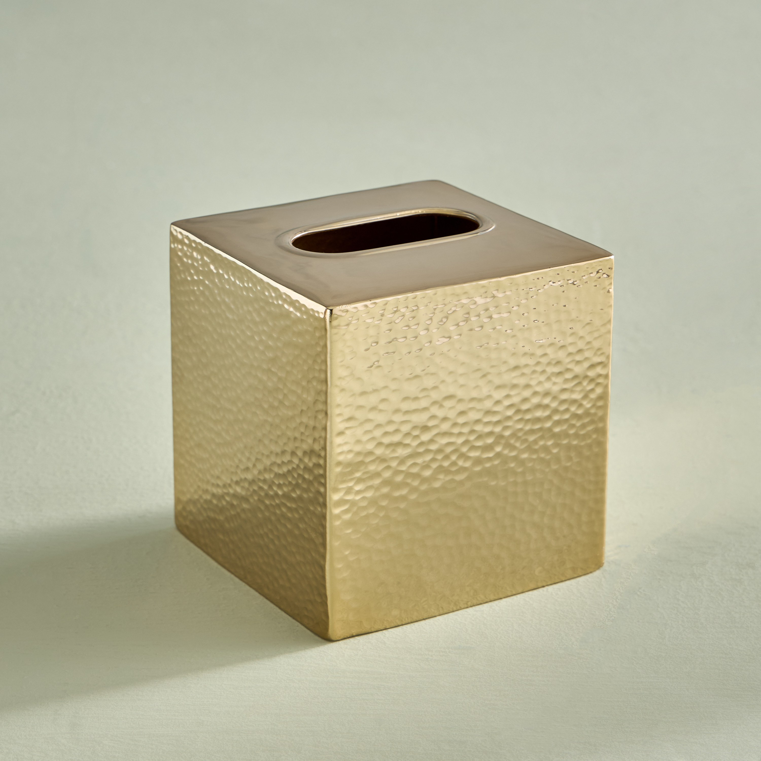 Hammered Tissue Box Cover-household-bathandlaundry-bathaccessories-tissueboxesandcottonjars-image-2