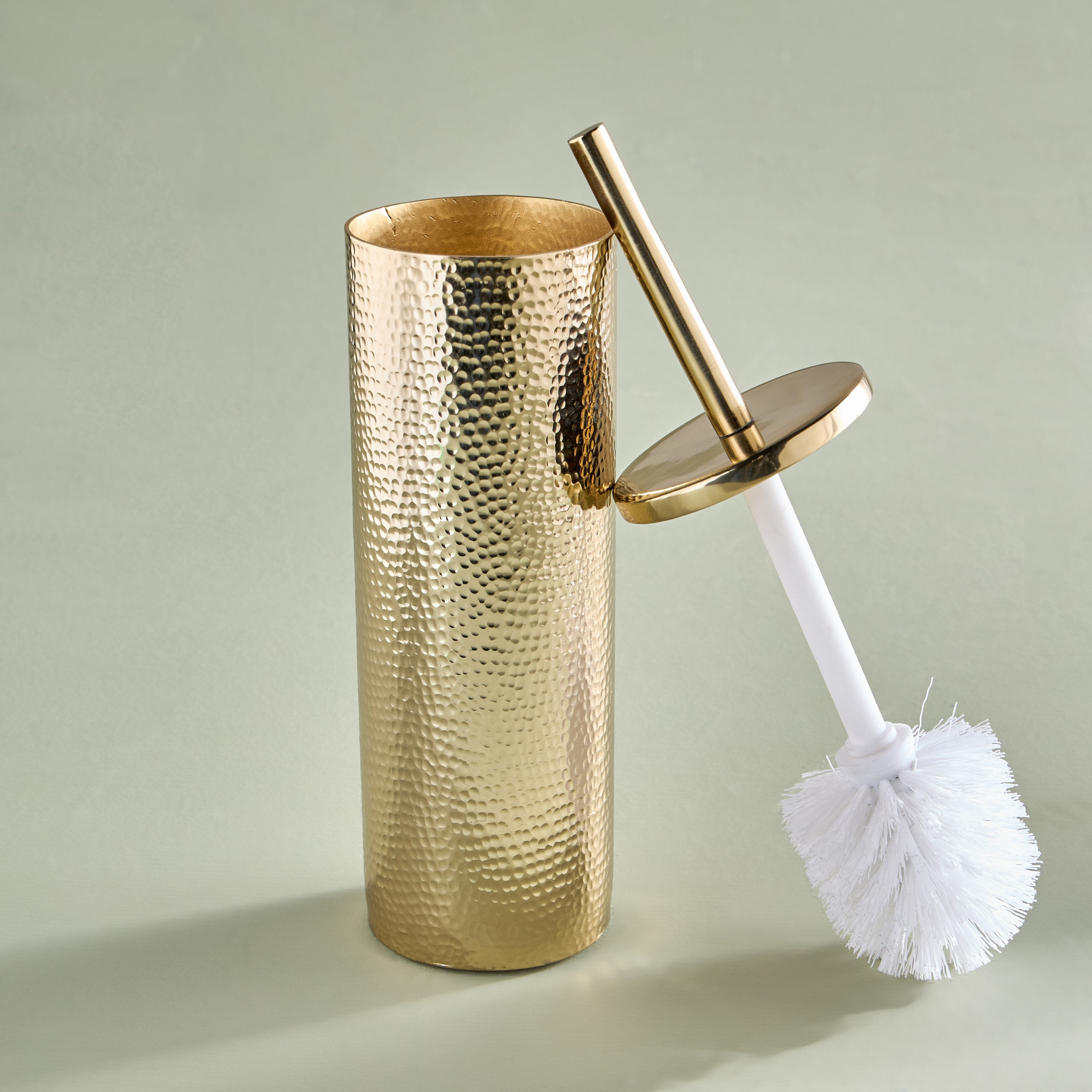 Hammered Toilet Brush Holder-household-bathandlaundry-bathaccessories-toiletbrushholders-image-2