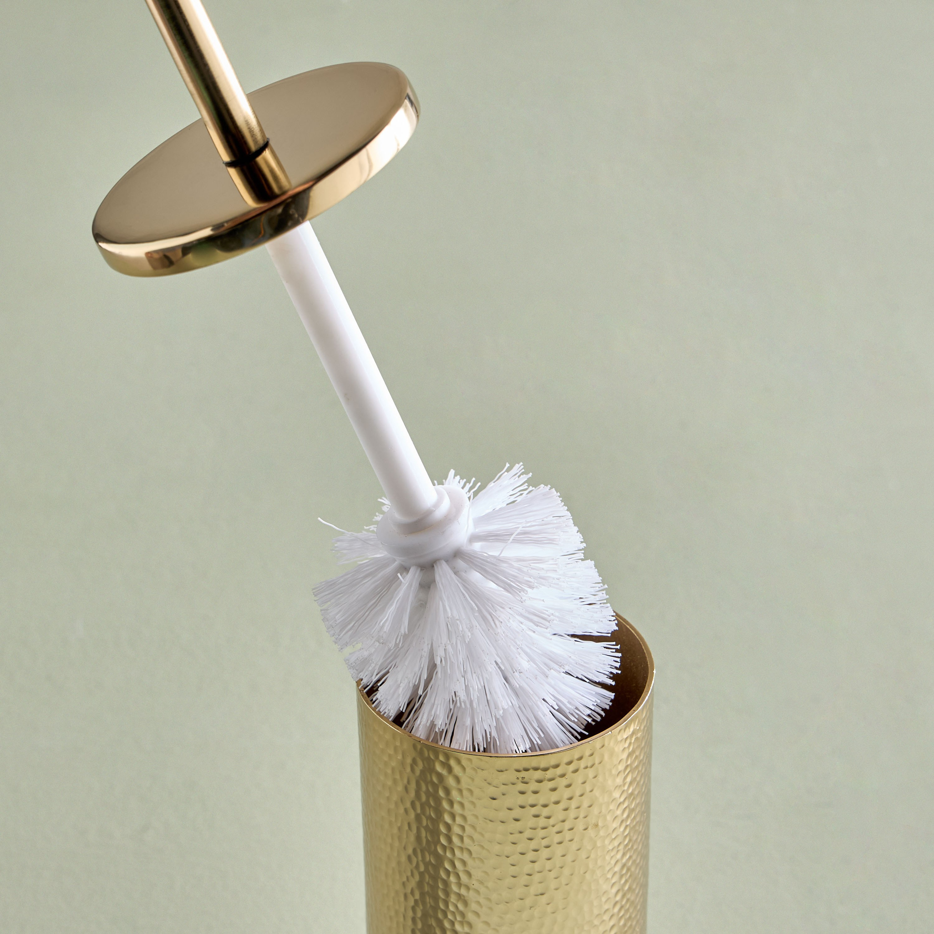 Hammered Toilet Brush Holder-household-bathandlaundry-bathaccessories-toiletbrushholders-image-3