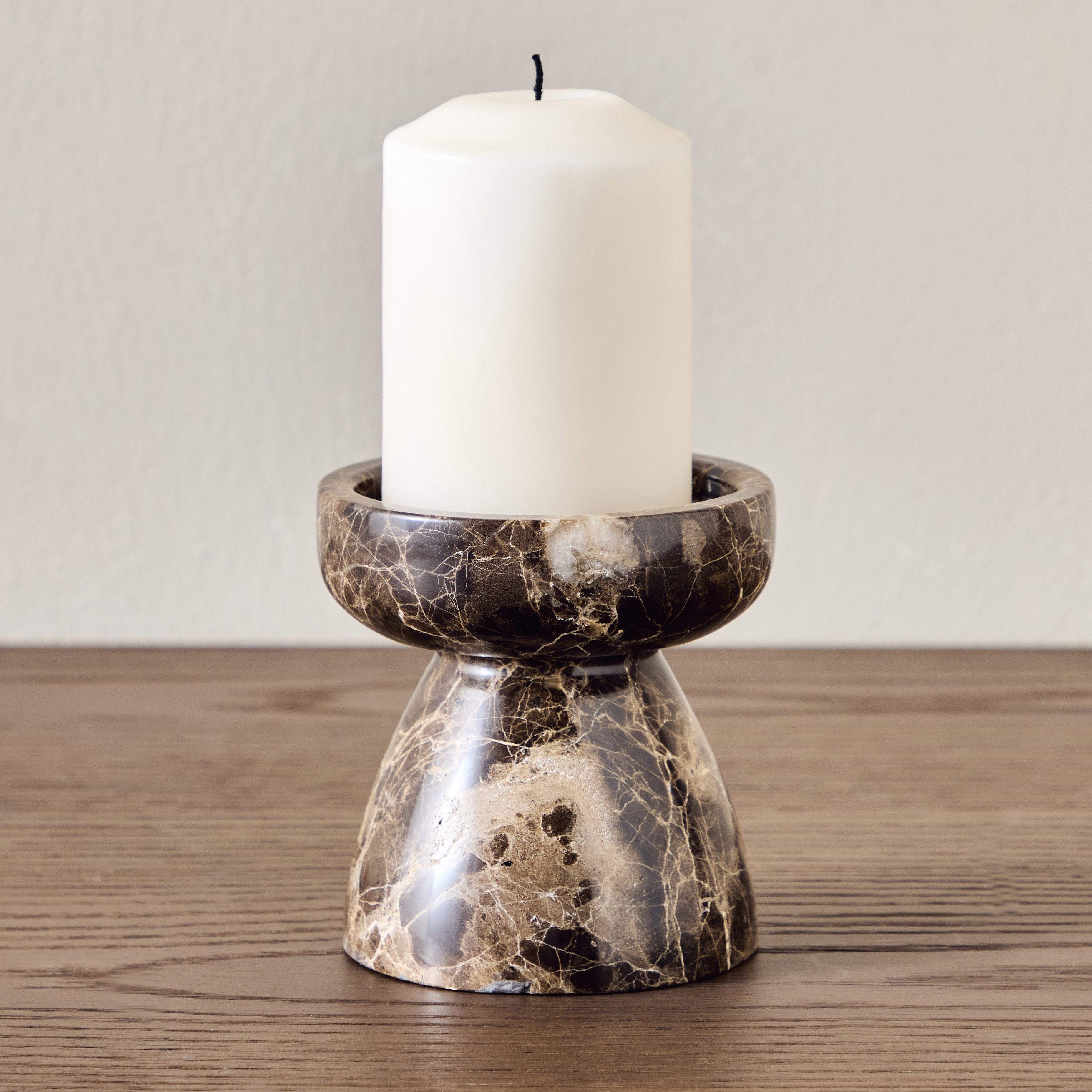 Emperador Pillar Candleholder-household-decor-candleholdersandlanterns-image-1