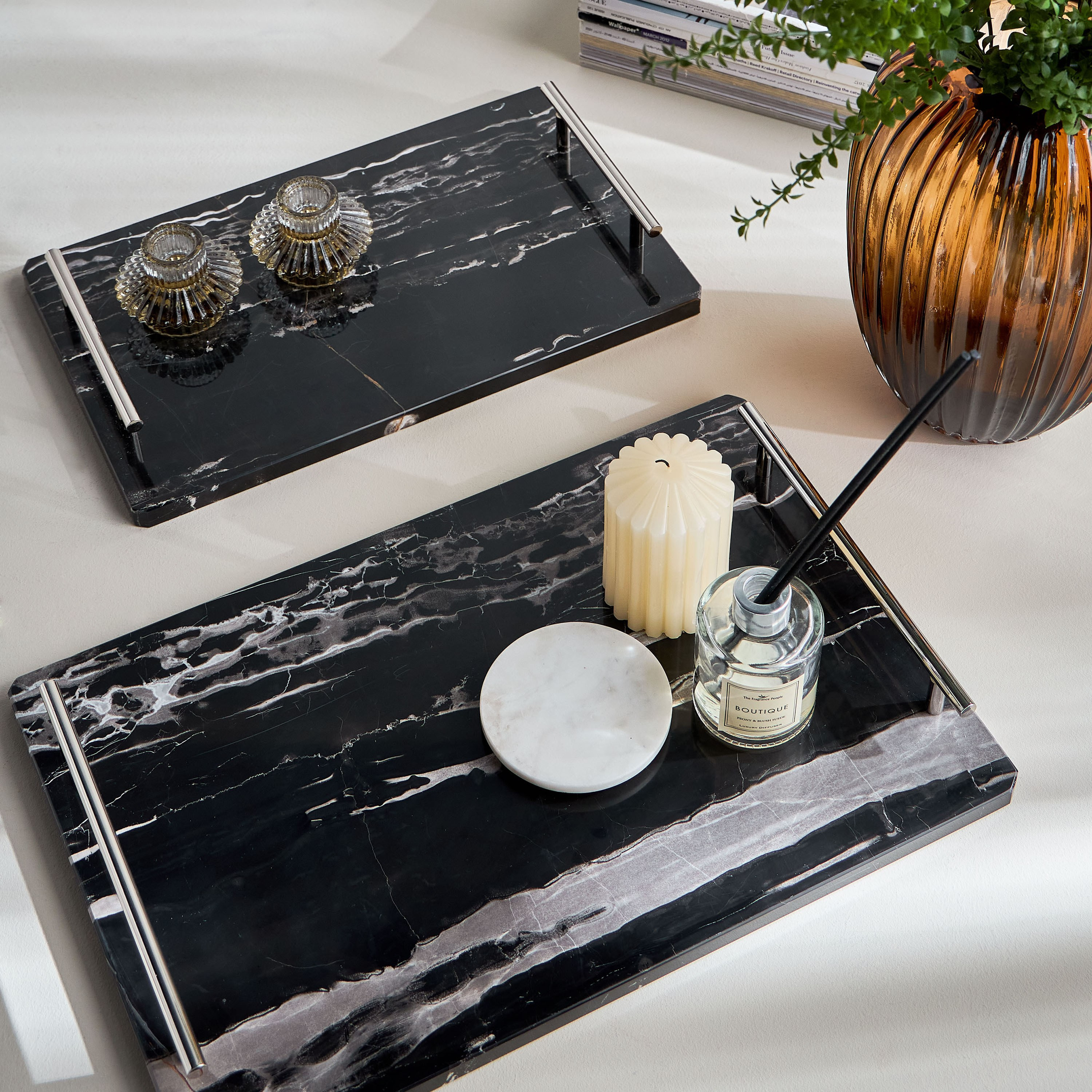 Silver Dragon Decorative Tray-household-decor-boxesandtrays-image-3