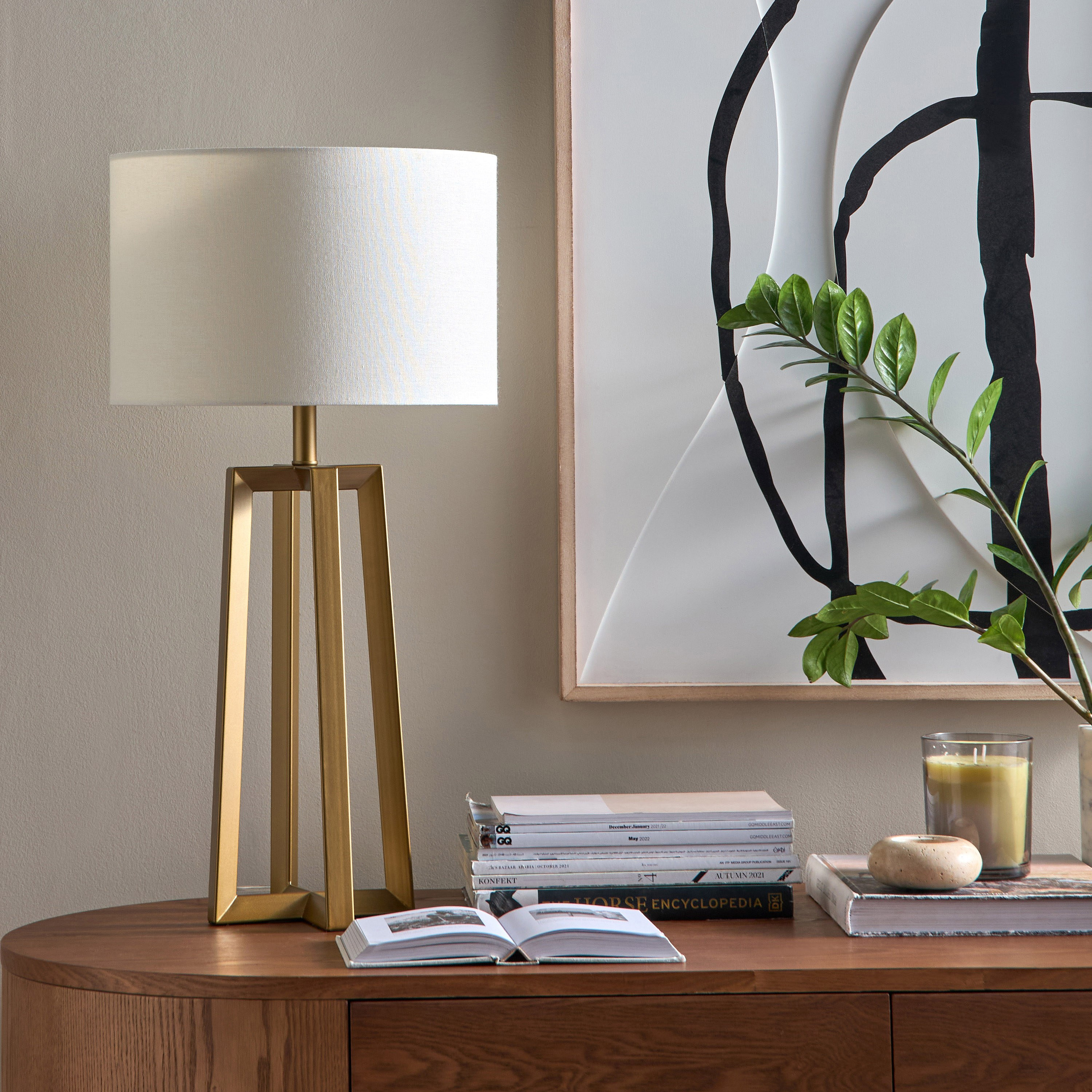Venados Metal Table Lamp - 70 cm-household-lighting-tableanddesklamps-image-4