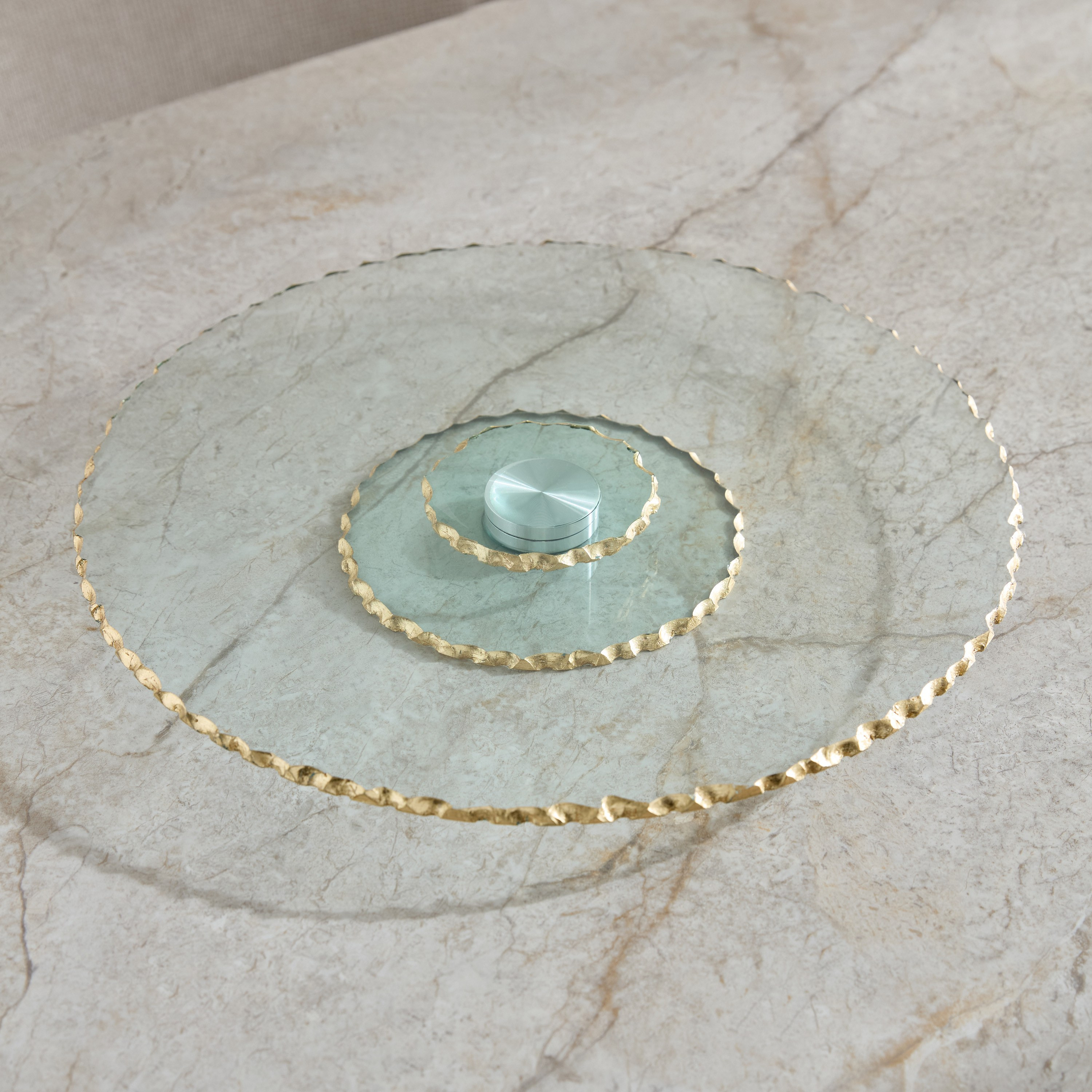 Amra Lazy Susan Glass Serving Platter-household-dining-serveware-servingplatters-image-1