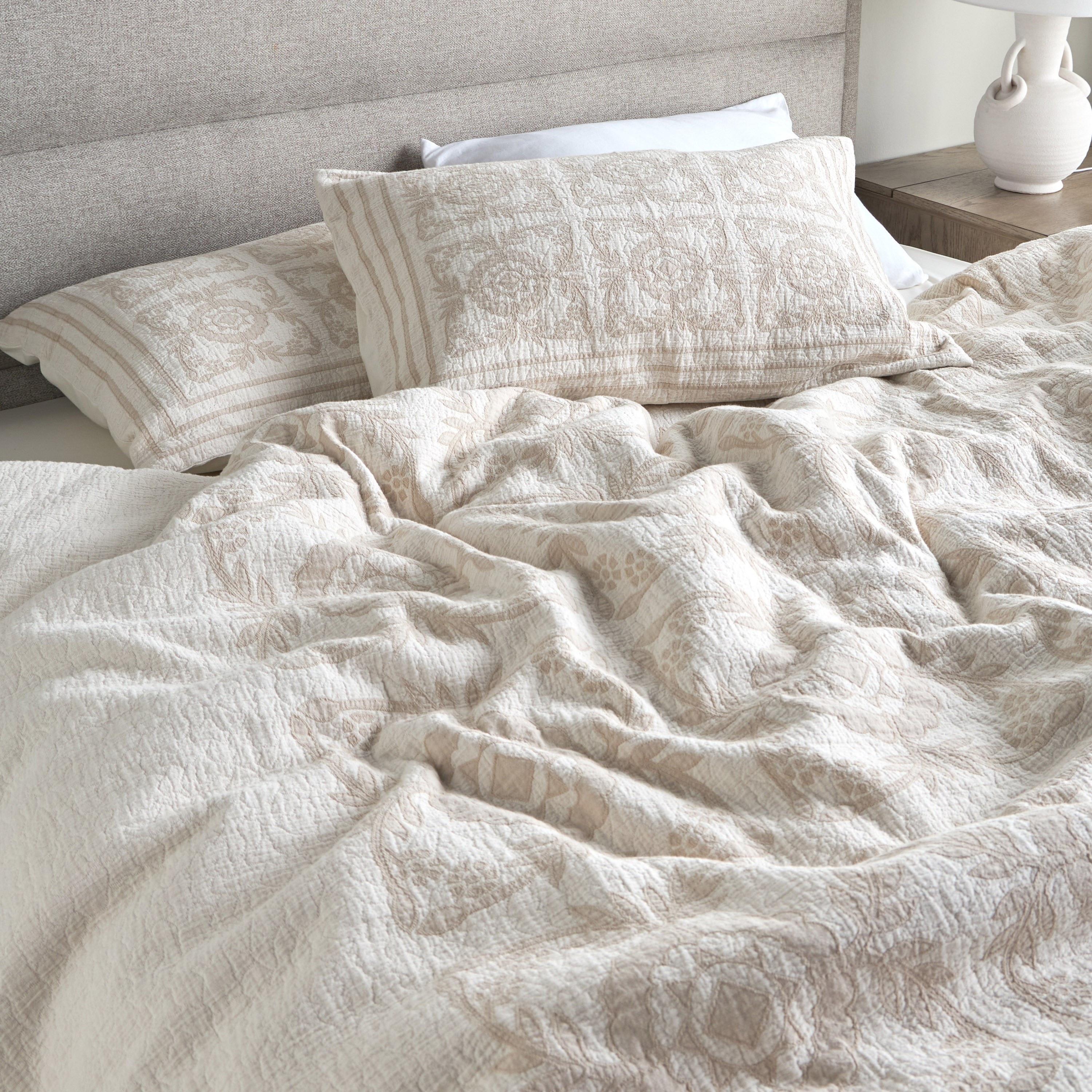 Juan Matelasse 3-Piece Super King Comforter Set - 240x260 cm-household-bedding-comfortersandbedspreads-comforters-image-5
