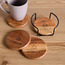 Joe 4-Piece Coaster Set with Metal Holder - 10 cm-household-dining-tablelinen-napkinsandaccessories-image-1