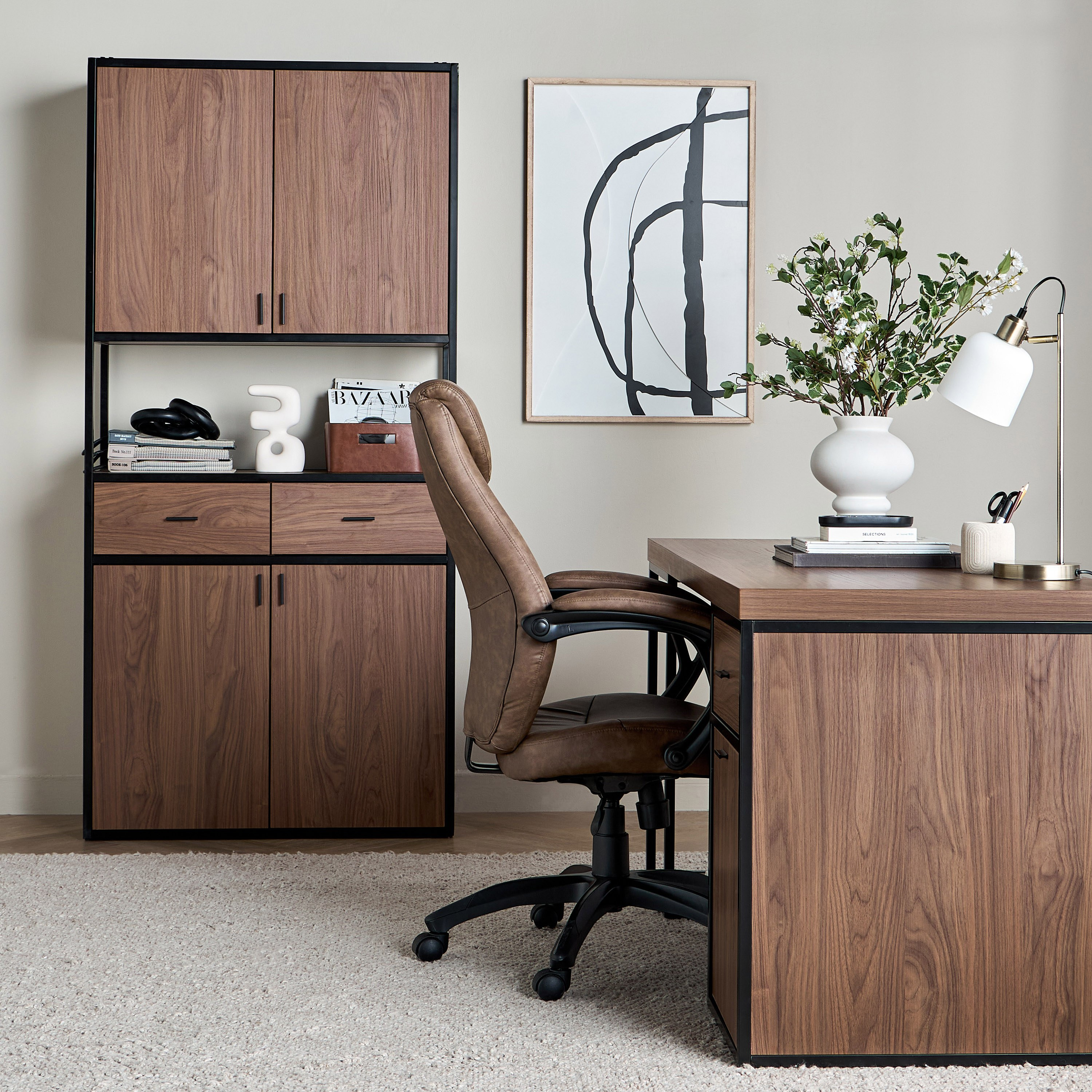 خزانة كتب - كانتري سايد-furniture-office-bookcasesdividersandstorage-image-7
