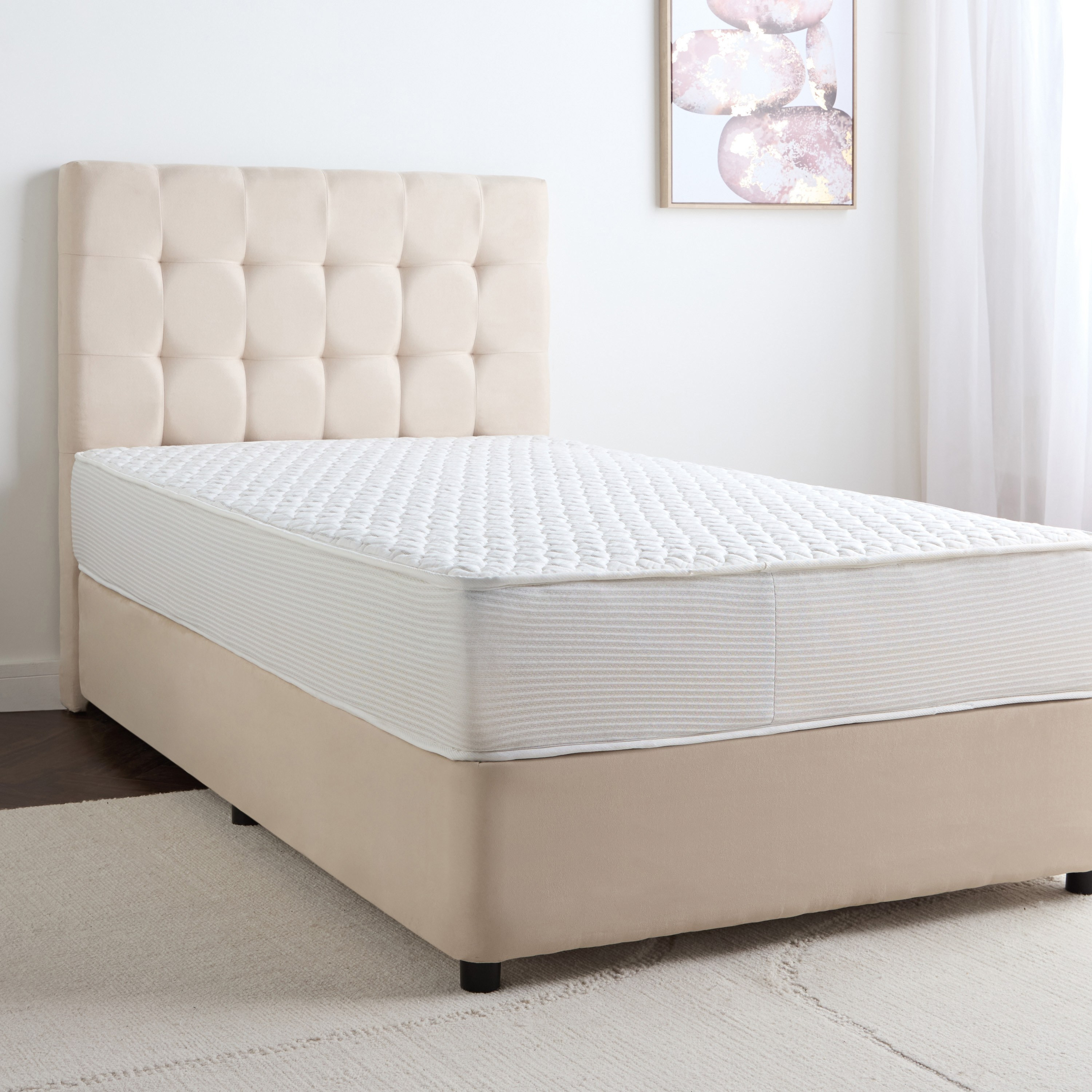 Tranquil Visco Spring Single Mattress - 120x200 cm-furniture-mattresses-singlemattresses-image-3