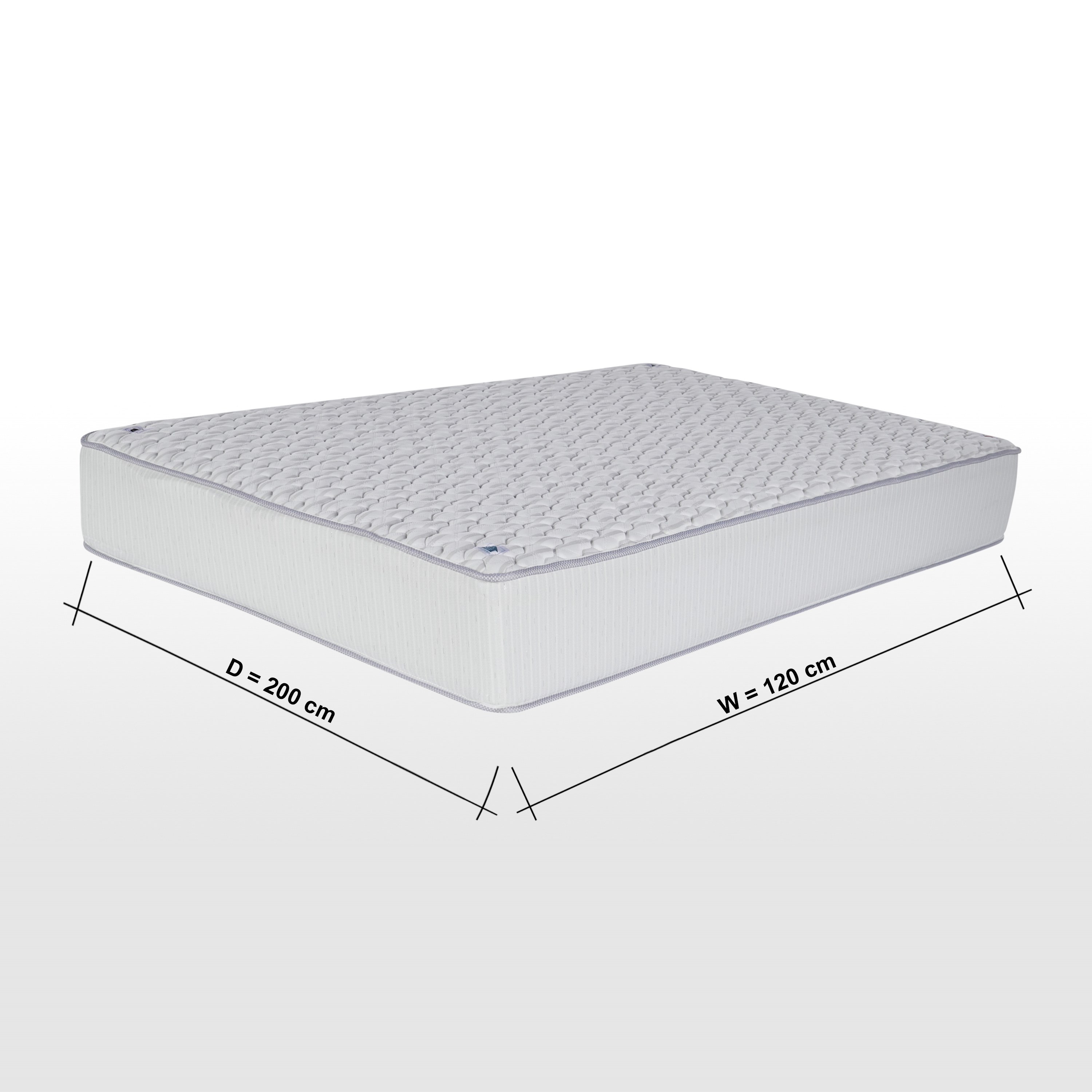 Tranquil Visco Spring Single Mattress - 120x200 cm-furniture-mattresses-singlemattresses-image-4