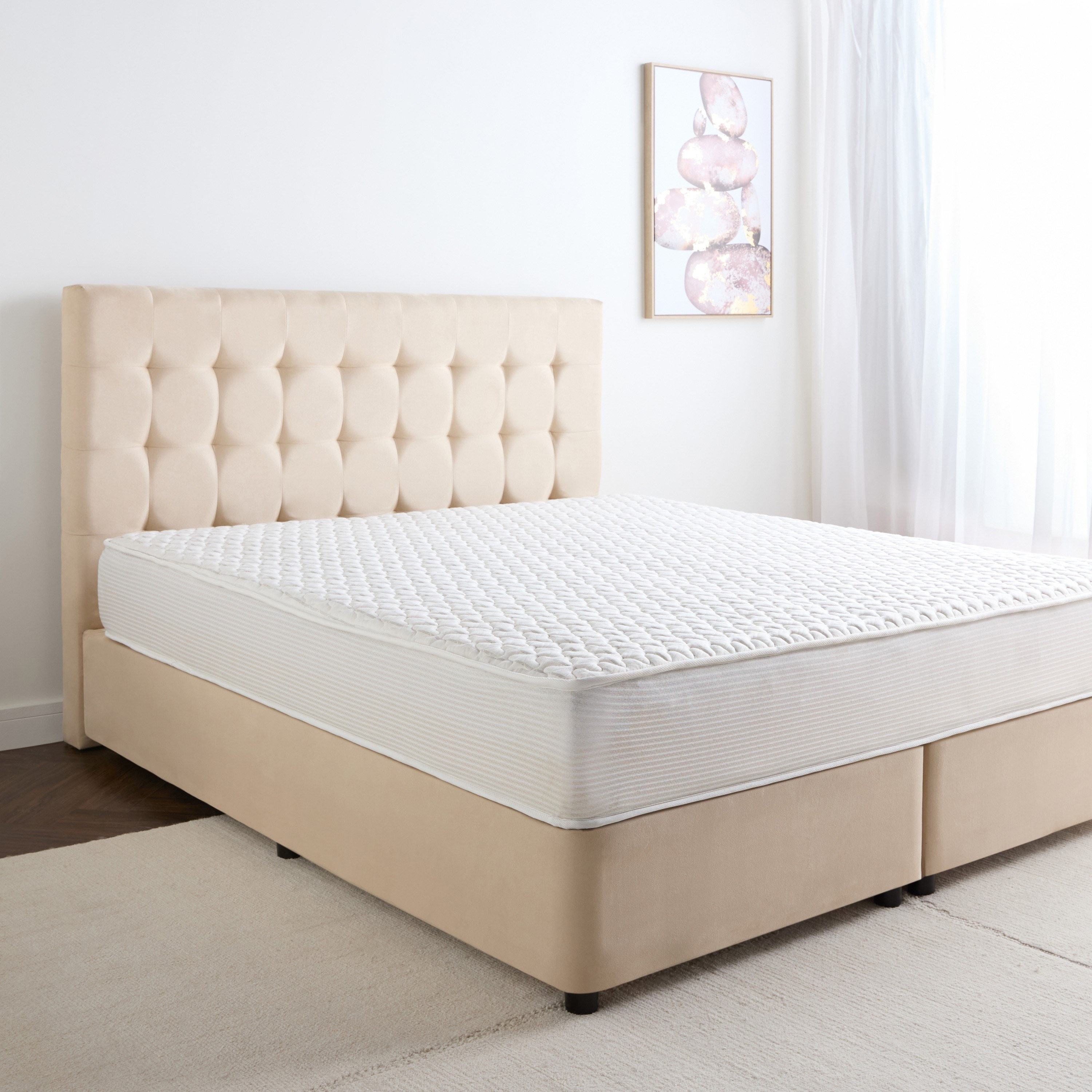 Tranquil Visco Spring Queen Mattress - 160x200 cm-furniture-mattresses-queenmattresses-image-4