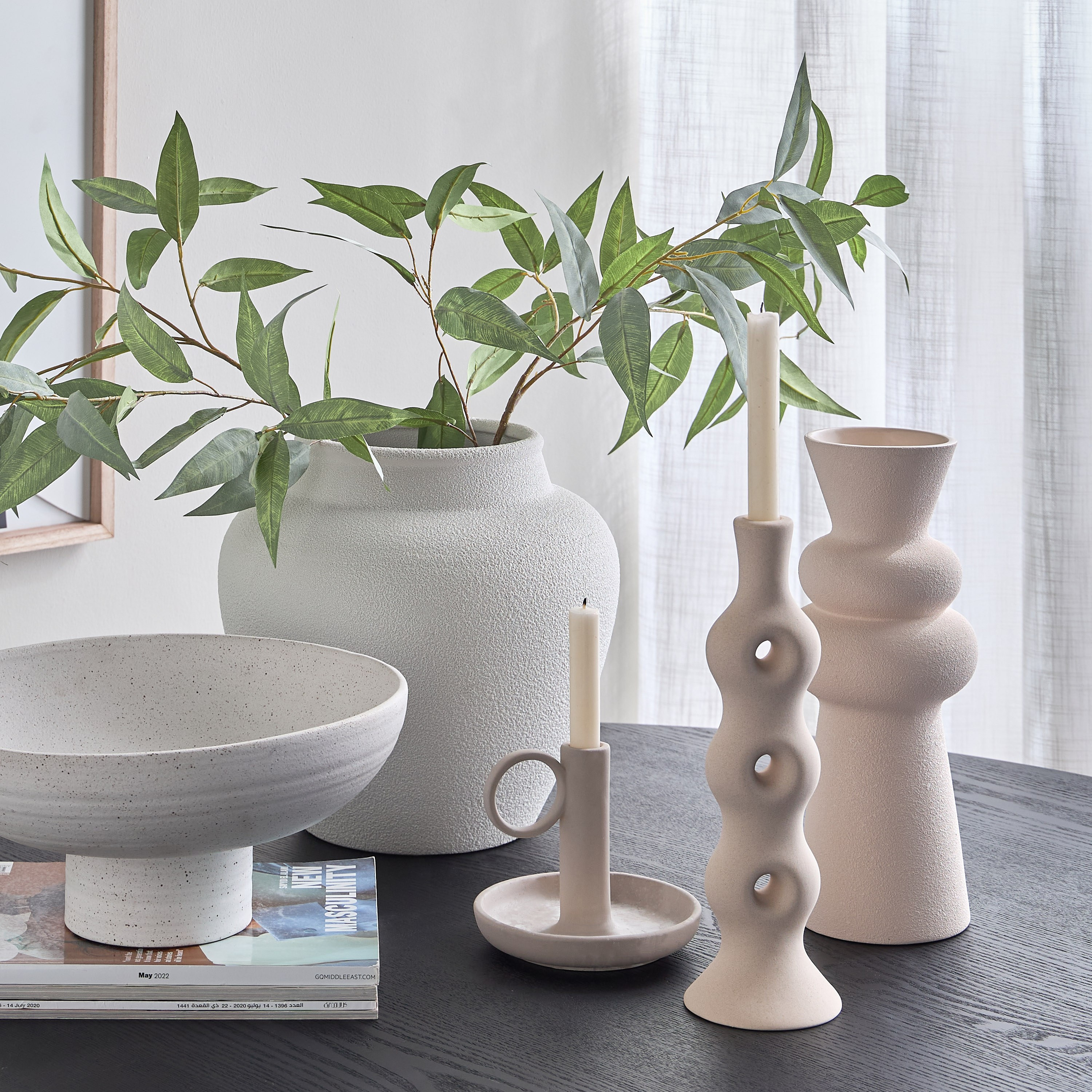 Karlous Ceramic Vase - 33 cm-household-decor-vasesandbowls-image-3