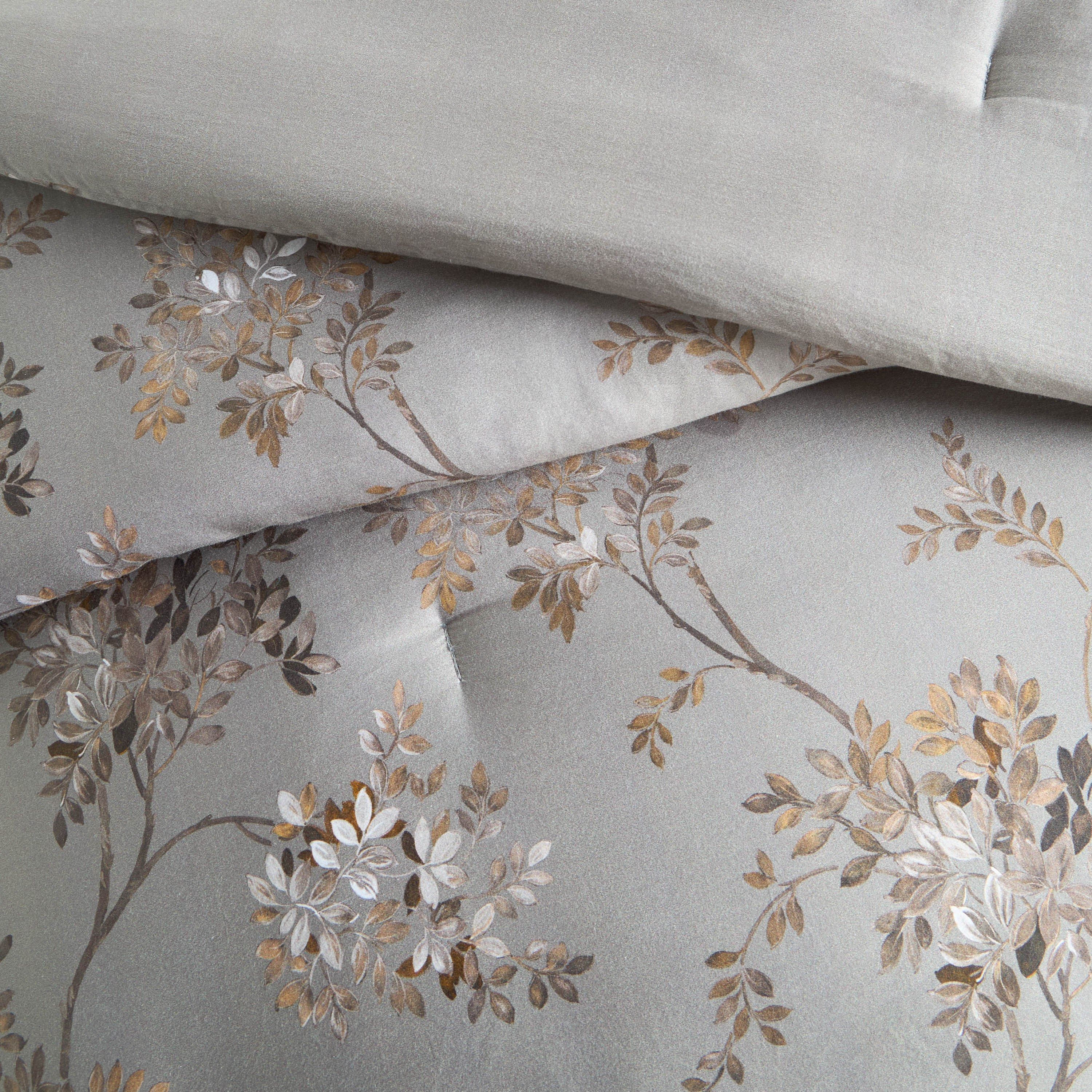 طقم لحاف سوبر كينج قطن 3 قطع بعدد 300 خيط - سيبريس - 240x260 سم-household-bedding-comfortersandbedspreads-comforters-image-4
