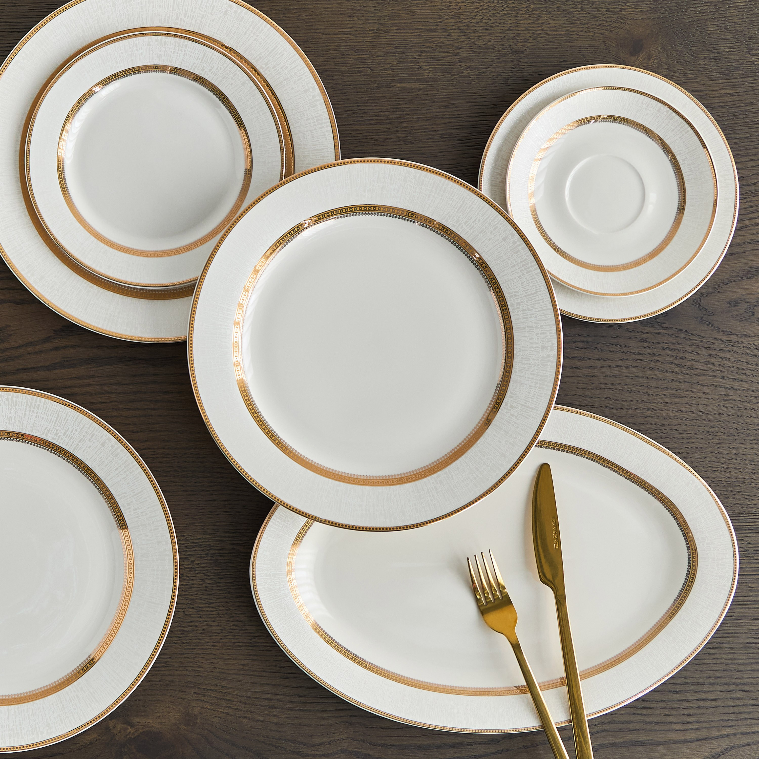 Alisha 32-Piece Porcelain Dinner Set - Serves 6-household-dining-dinnerware-dinnersets-image-2